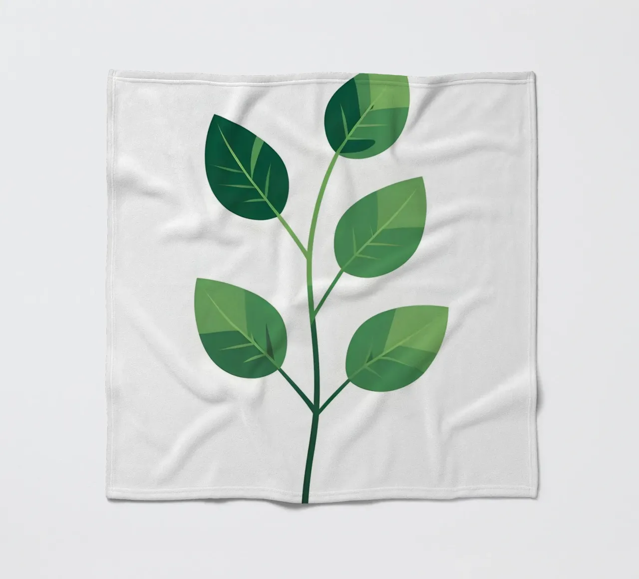 Tak - Zuivere 2D vector fleecedeken van Botanical Gallery