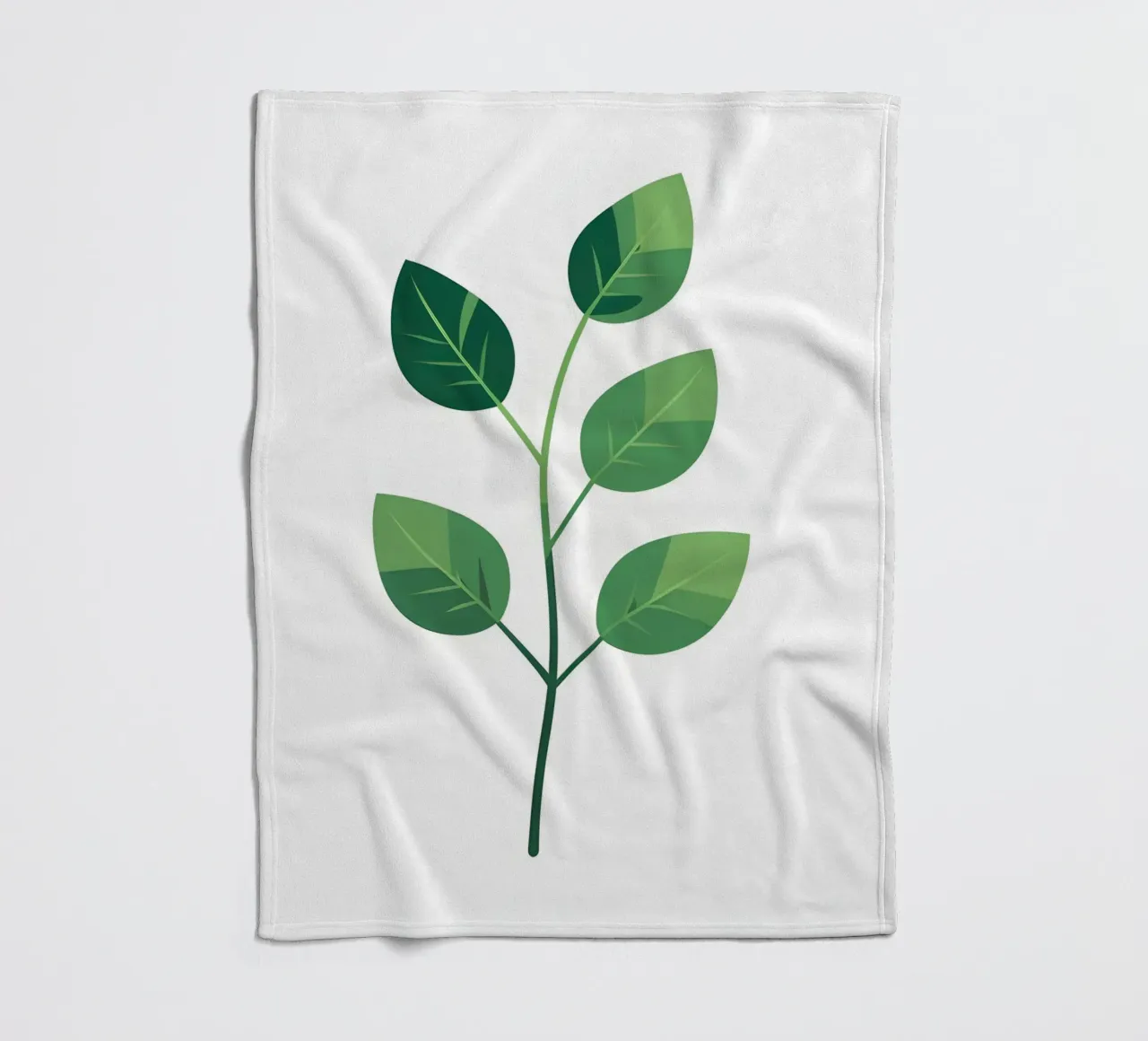 Tak - Zuivere 2D vector fleecedeken van Botanical Gallery