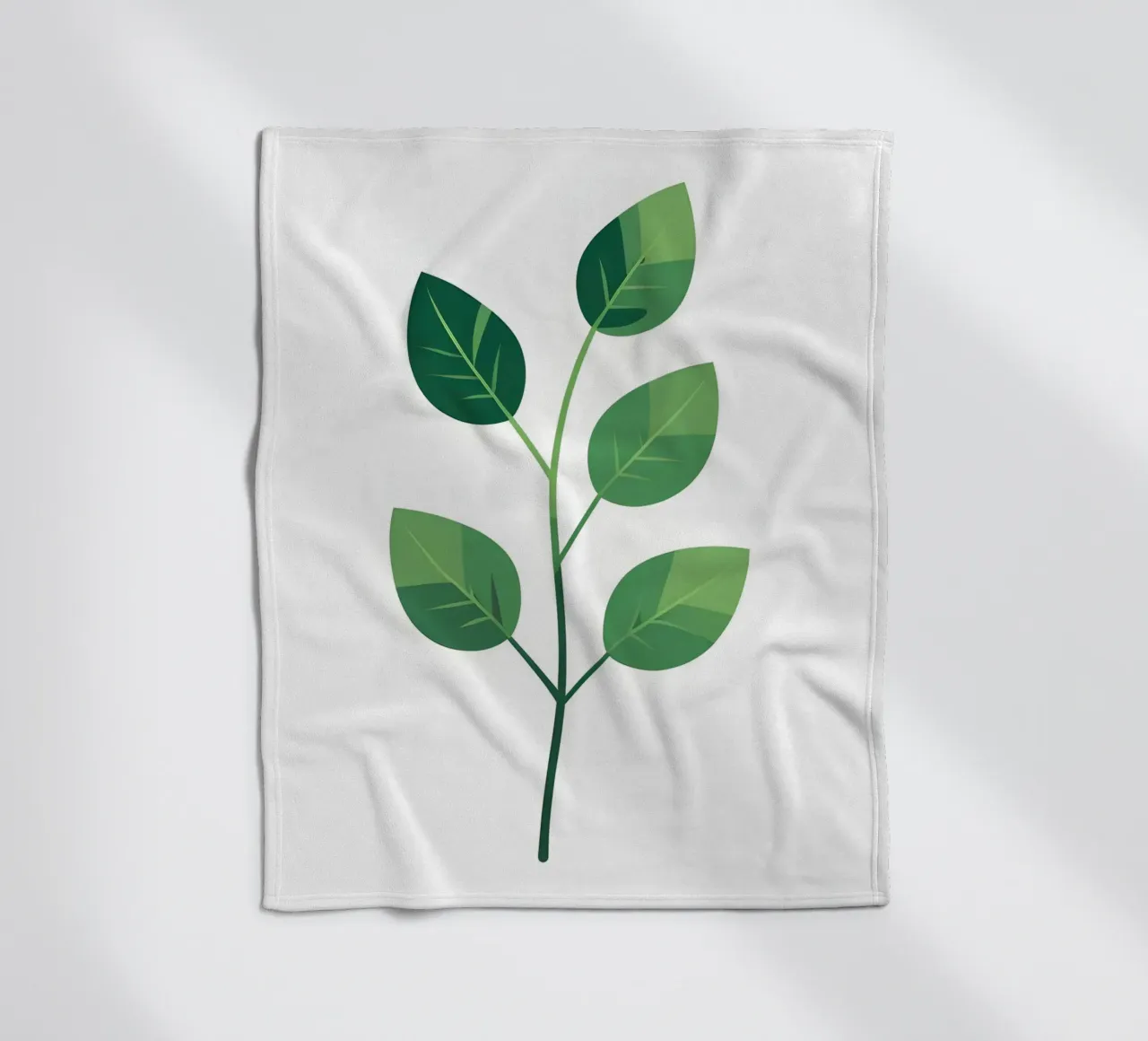 Tak - Zuivere 2D vector fleecedeken van Botanical Gallery
