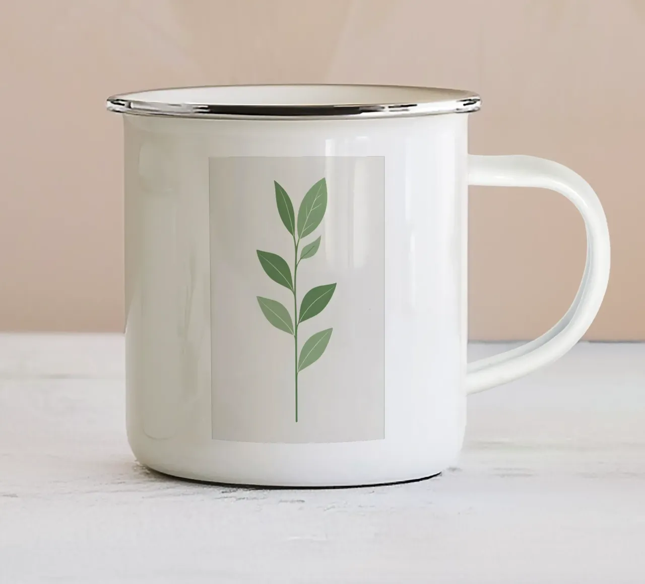 Stelo singolo - Nessun effetto tazza in smalto da Botanical Gallery