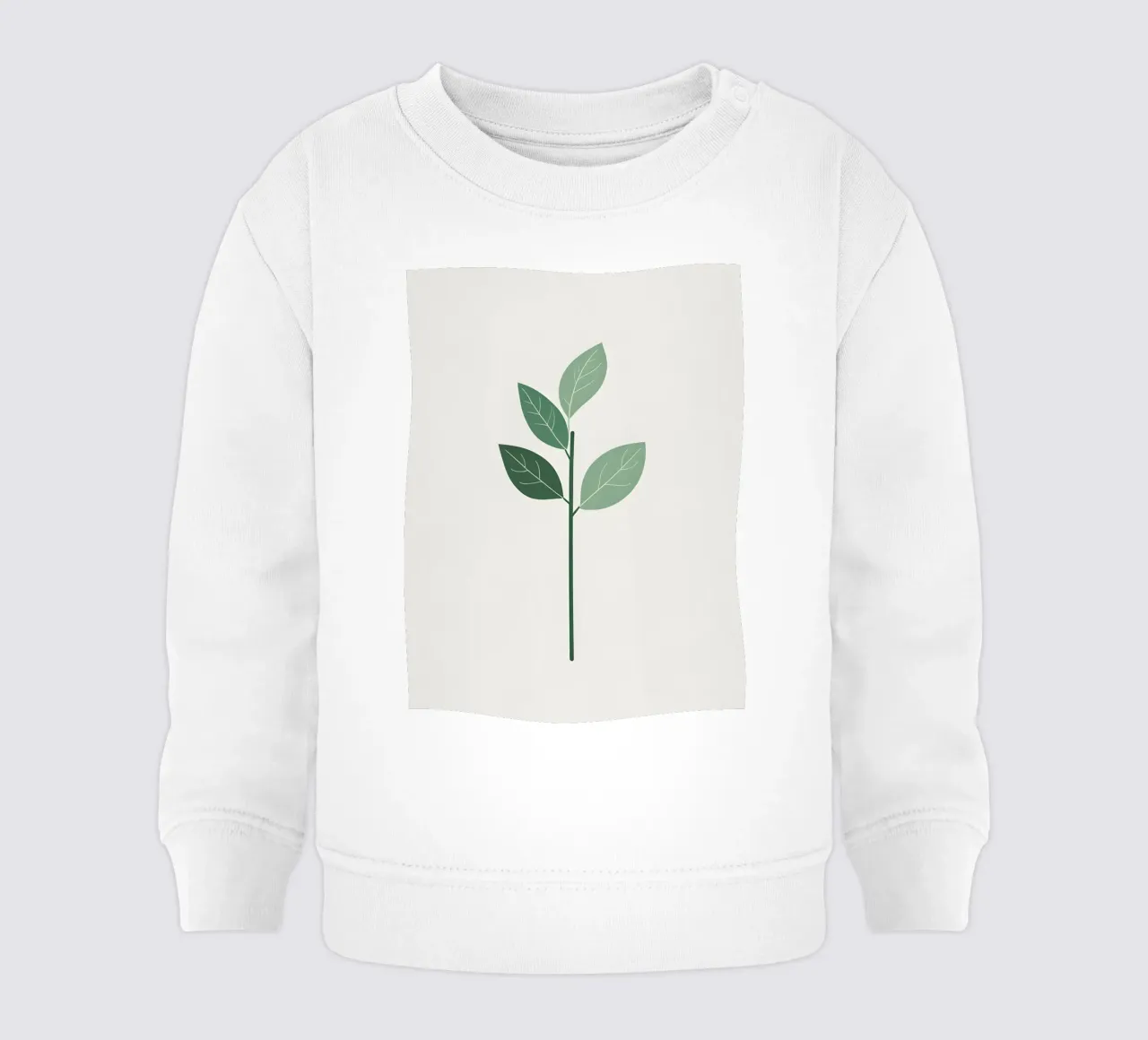 Stelo singolo - Nessun effetto felpa neonato da Botanical Gallery