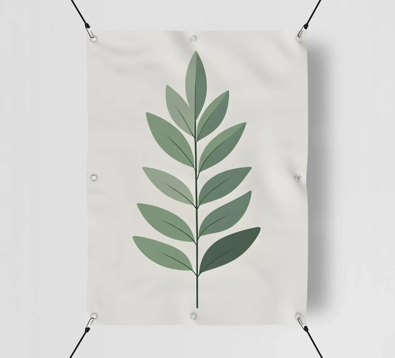 Eucalyptus Leaf - Zero Shadow telo in pvc da Botanical Gallery