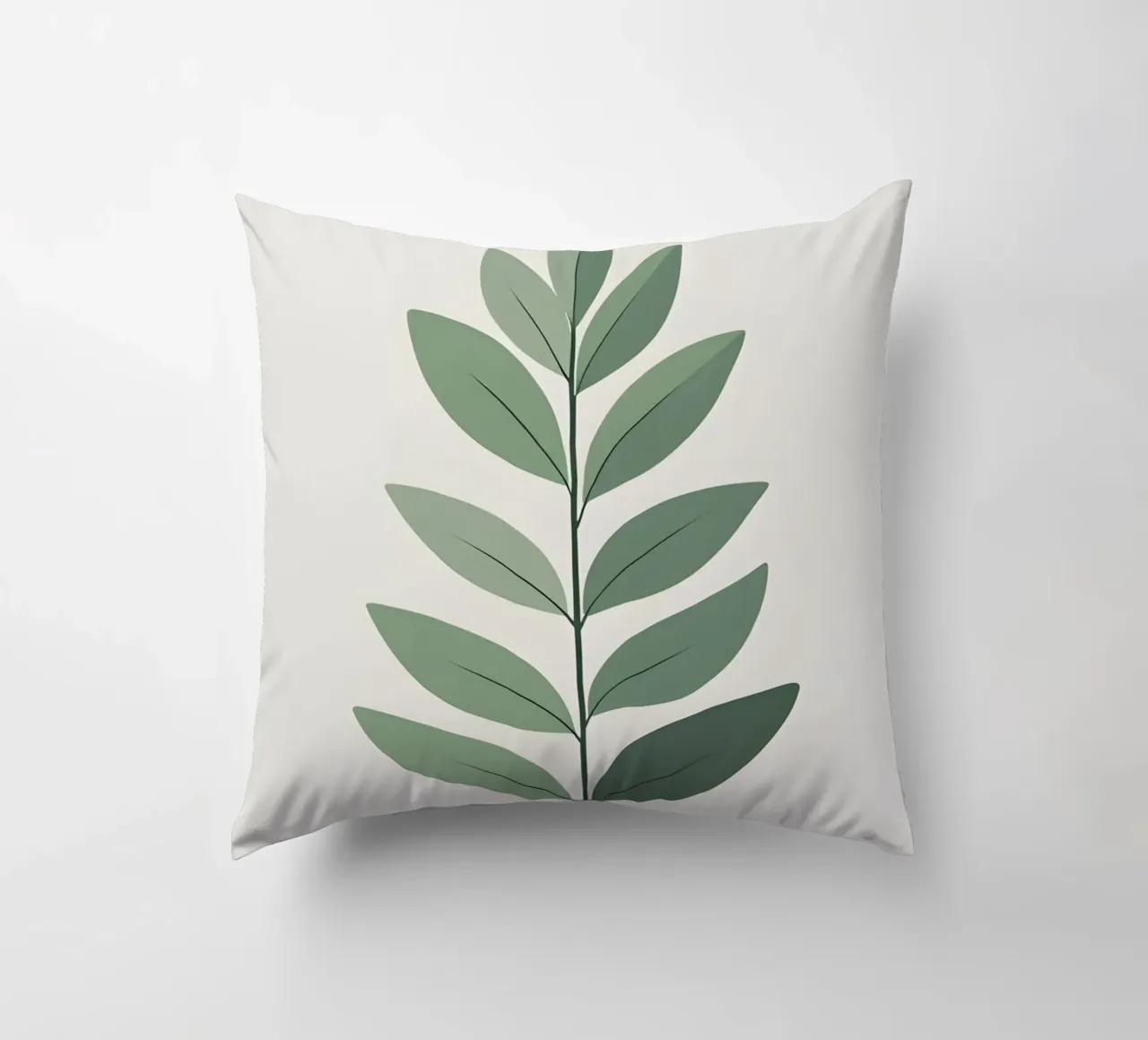 Eucalyptus Leaf - Zero Shadow cuscino da Botanical Gallery