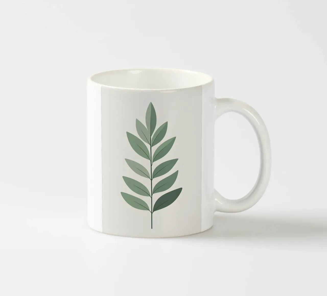 Eucalyptus Leaf - Zero Shadow tazza in ceramica da Botanical Gallery