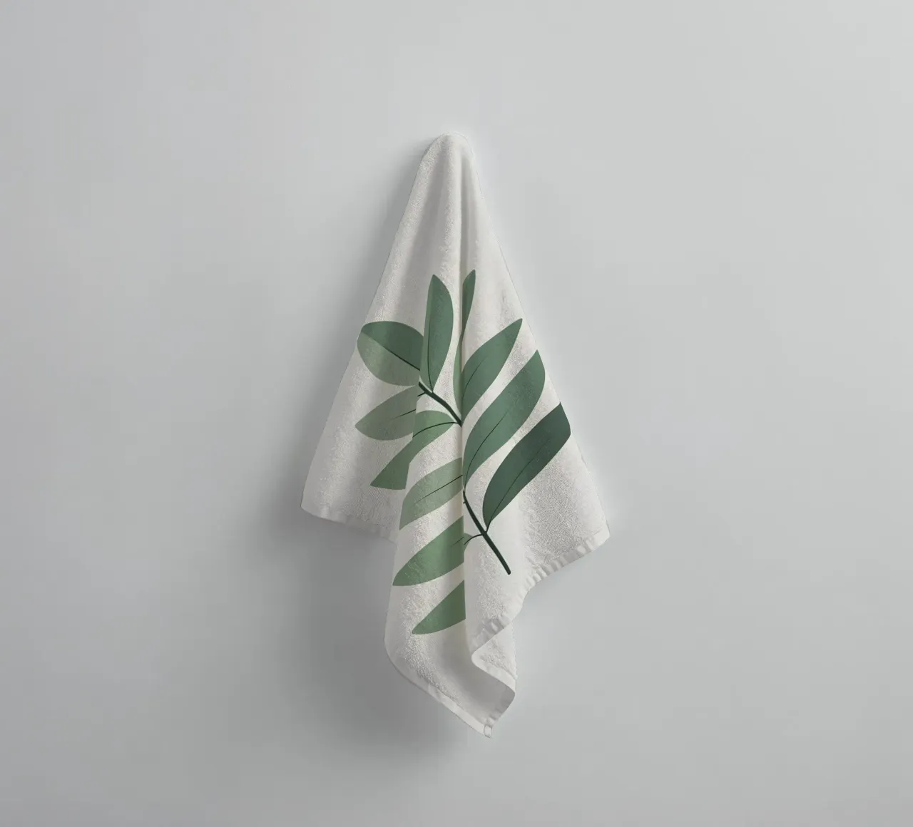 Eucalyptus Leaf - Zero Shadow asciugamano da bagno da Botanical Gallery