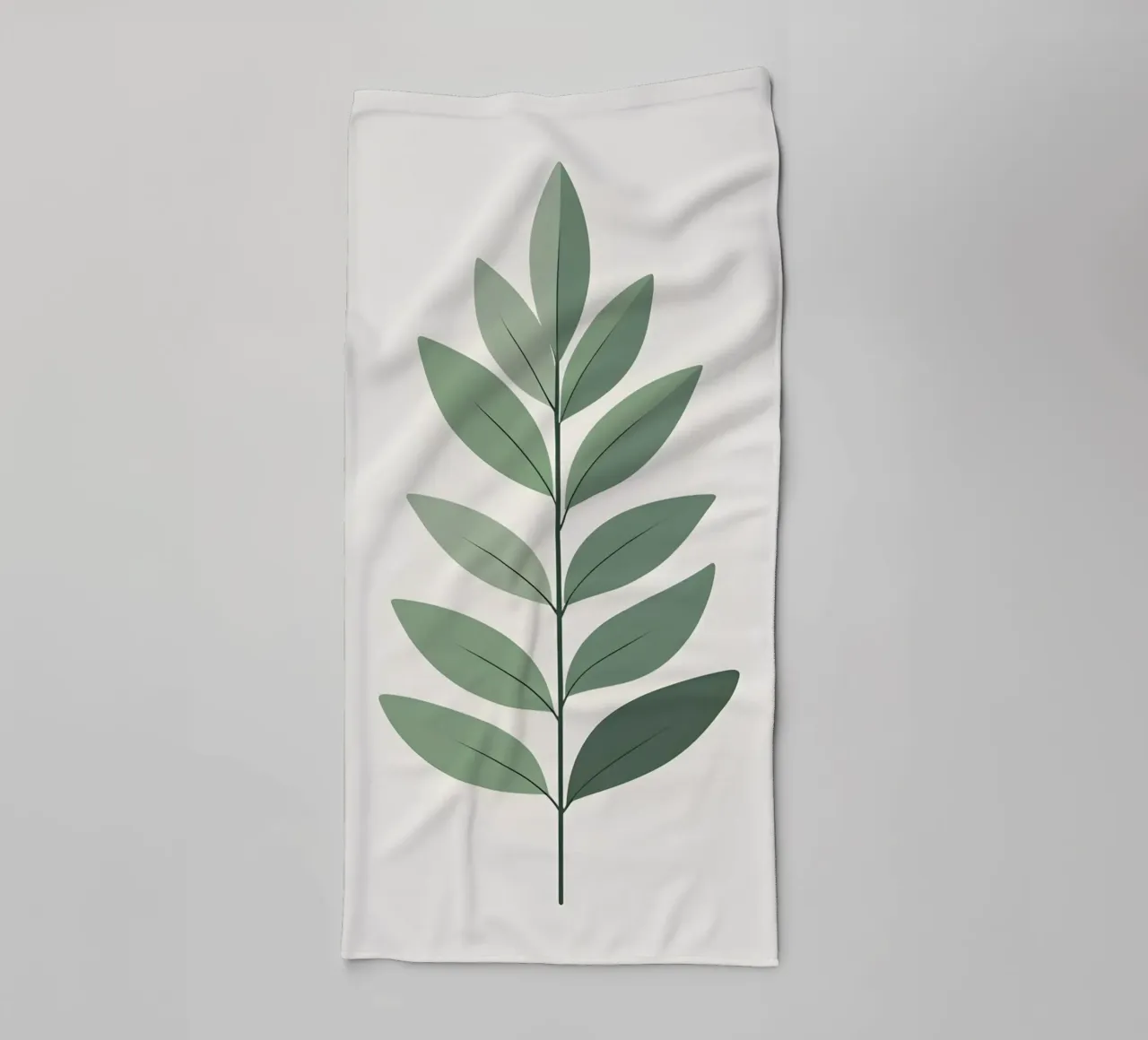 Eucalyptus Leaf - Zero Shadow asciugamano da bagno da Botanical Gallery