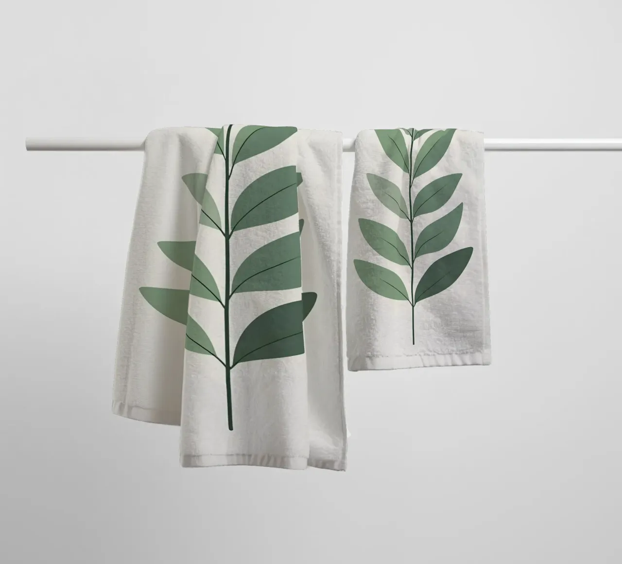Eucalyptus Leaf - Zero Shadow asciugamano da bagno da Botanical Gallery