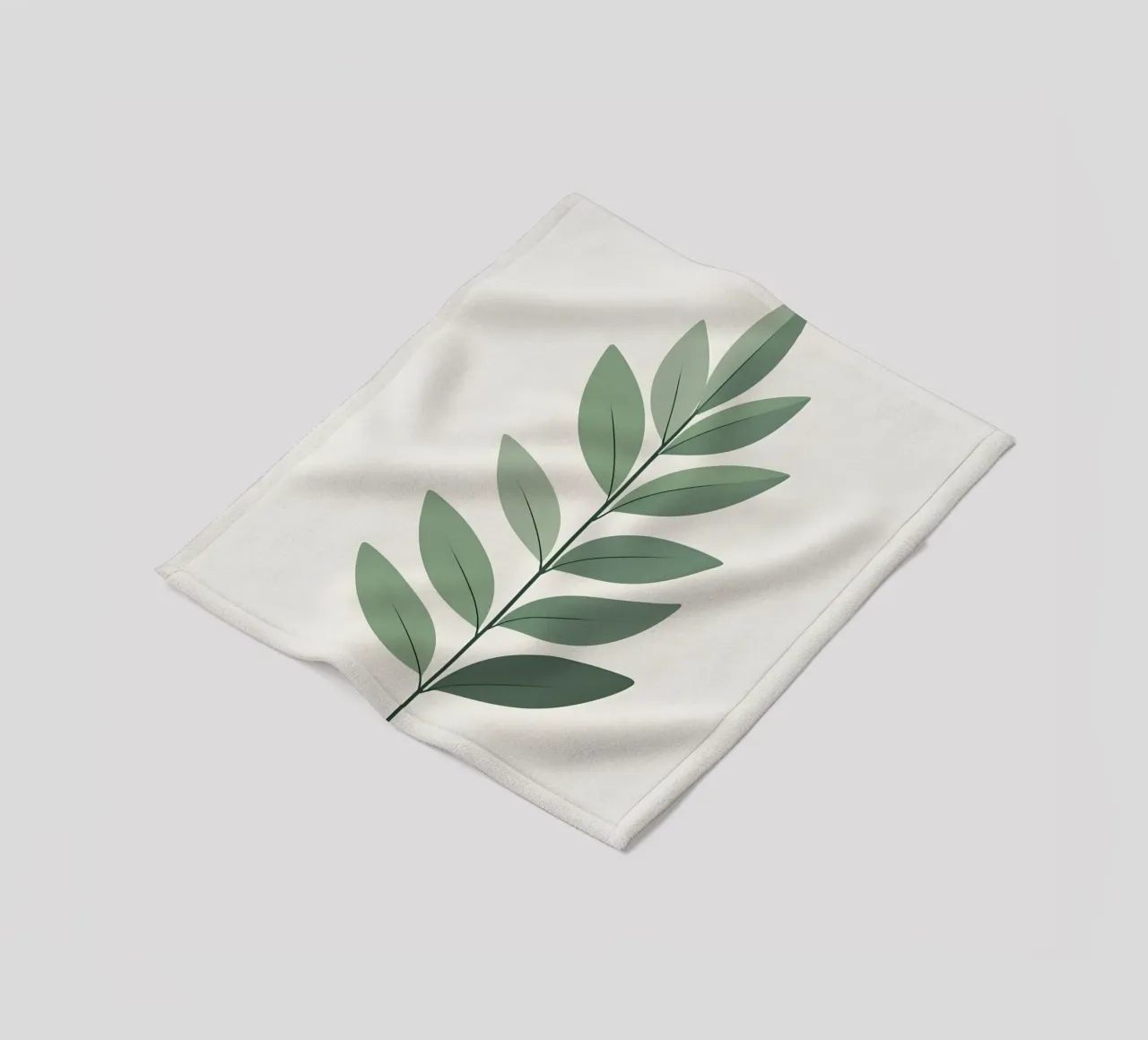 Eucalyptus Leaf - Zero Shadow coperta in pile da Botanical Gallery