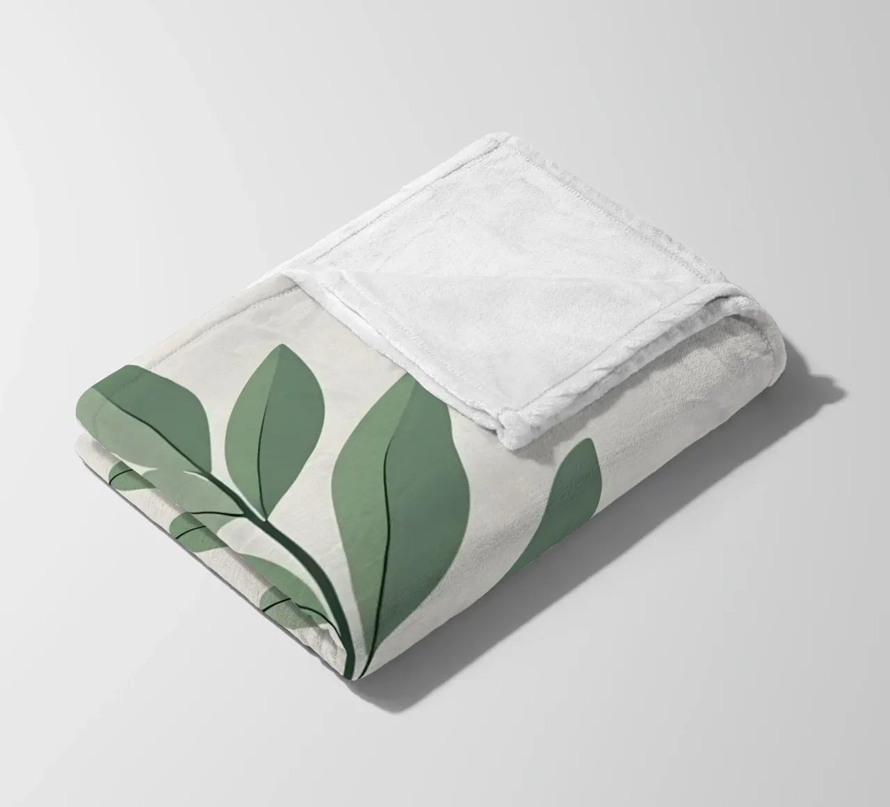 Eucalyptus Leaf - Zero Shadow coperta in pile da Botanical Gallery