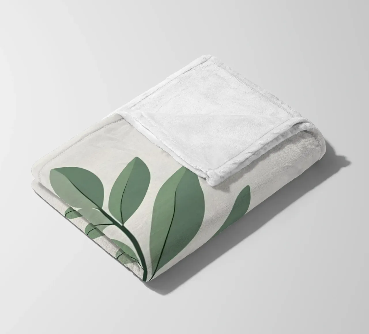 Eucalyptus Leaf - Zero Shadow coperta in pile da Botanical Gallery