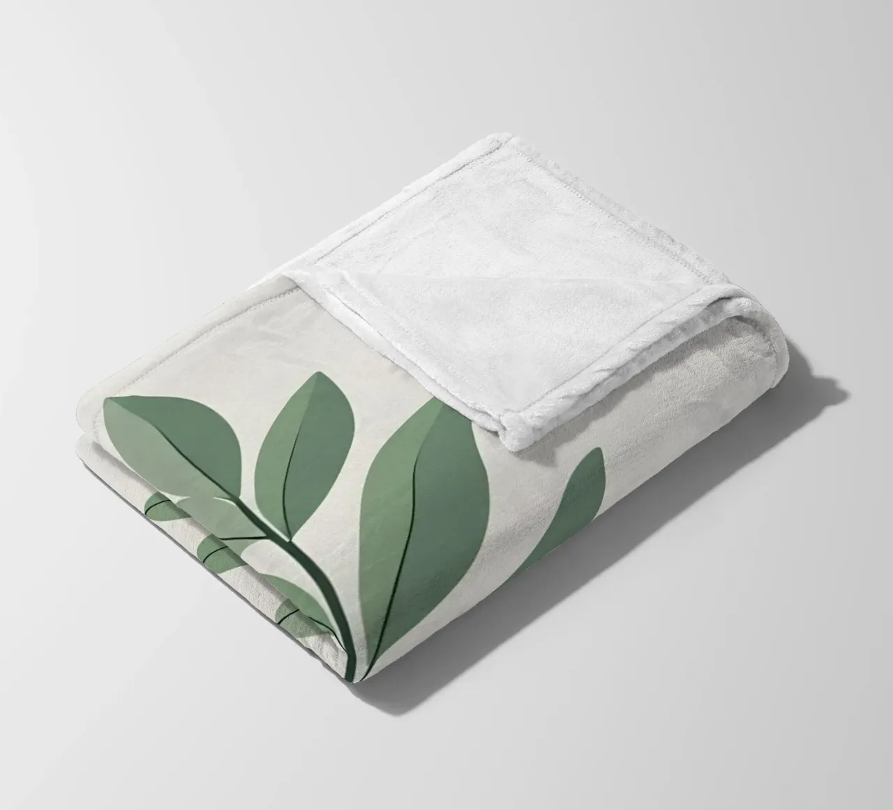 Eucalyptus Leaf - Zero Shadow coperta in pile da Botanical Gallery