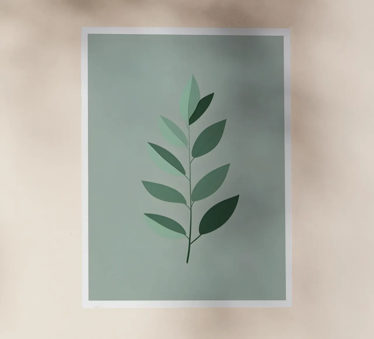 Eucalyptus Leaf - Zero Shadow pellicola backlit da Botanical Gallery