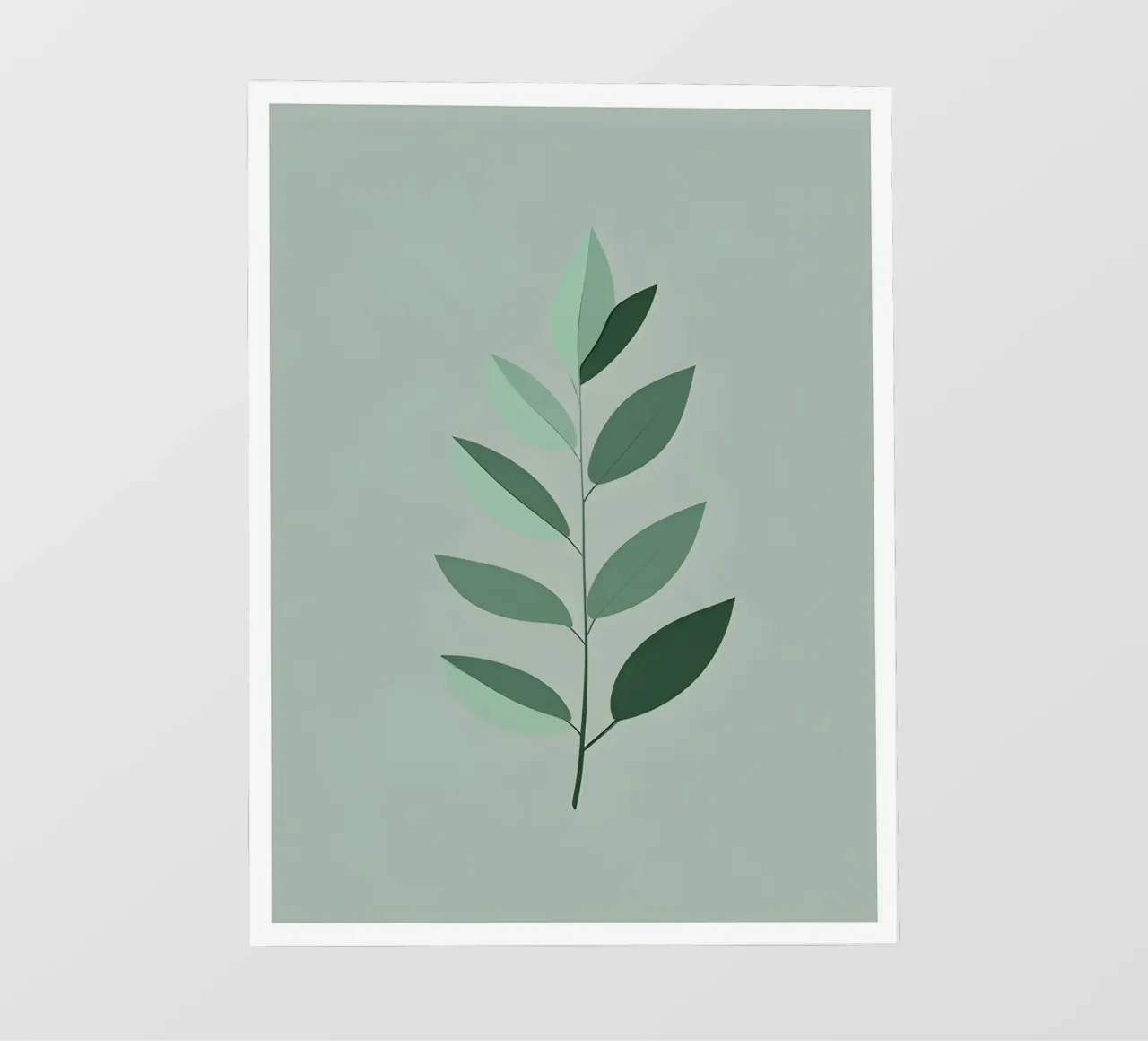 Eucalyptus Leaf - Zero Shadow pellicola backlit da Botanical Gallery