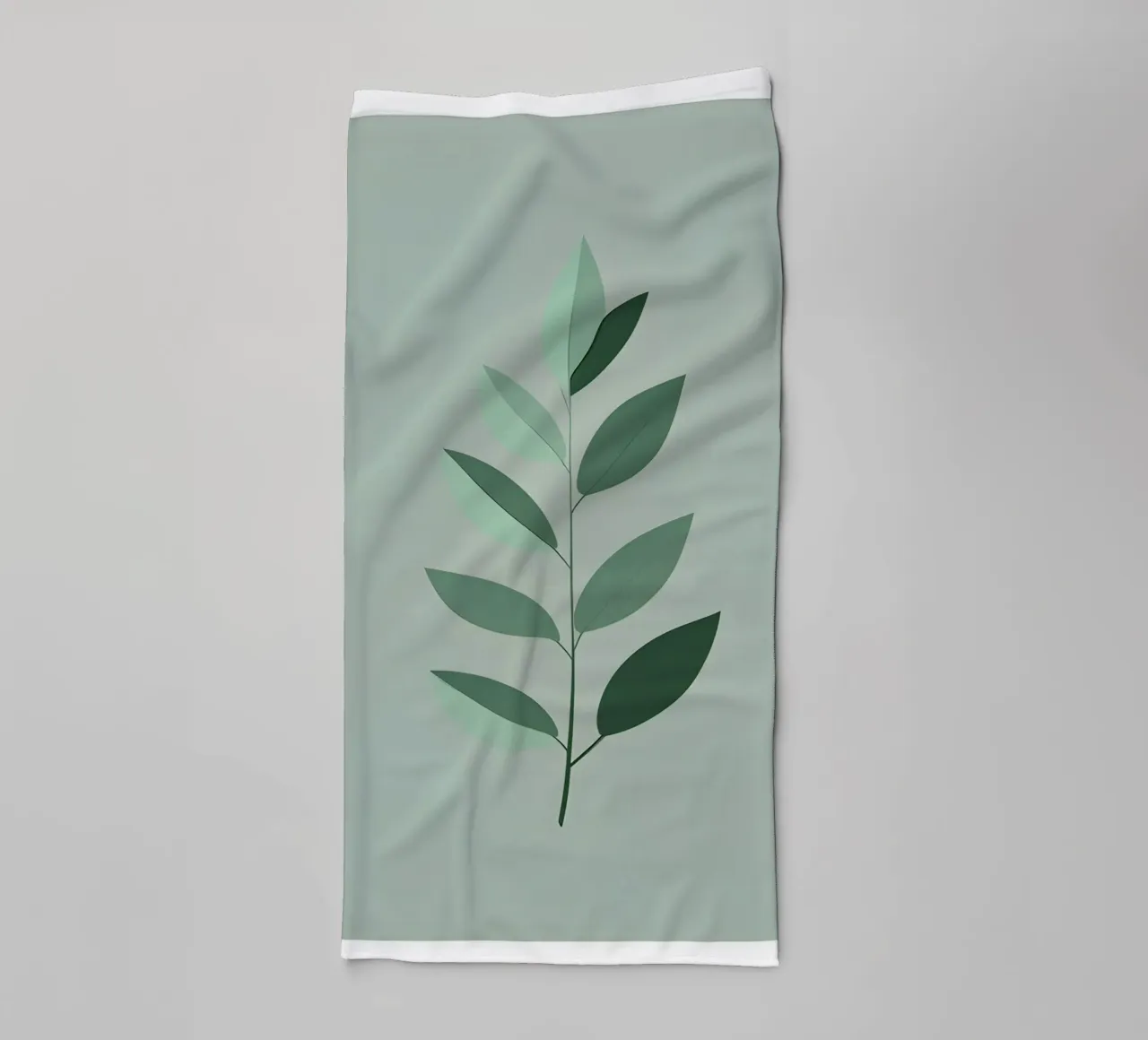 Eucalyptus Leaf - Zero Shadow asciugamano da bagno da Botanical Gallery
