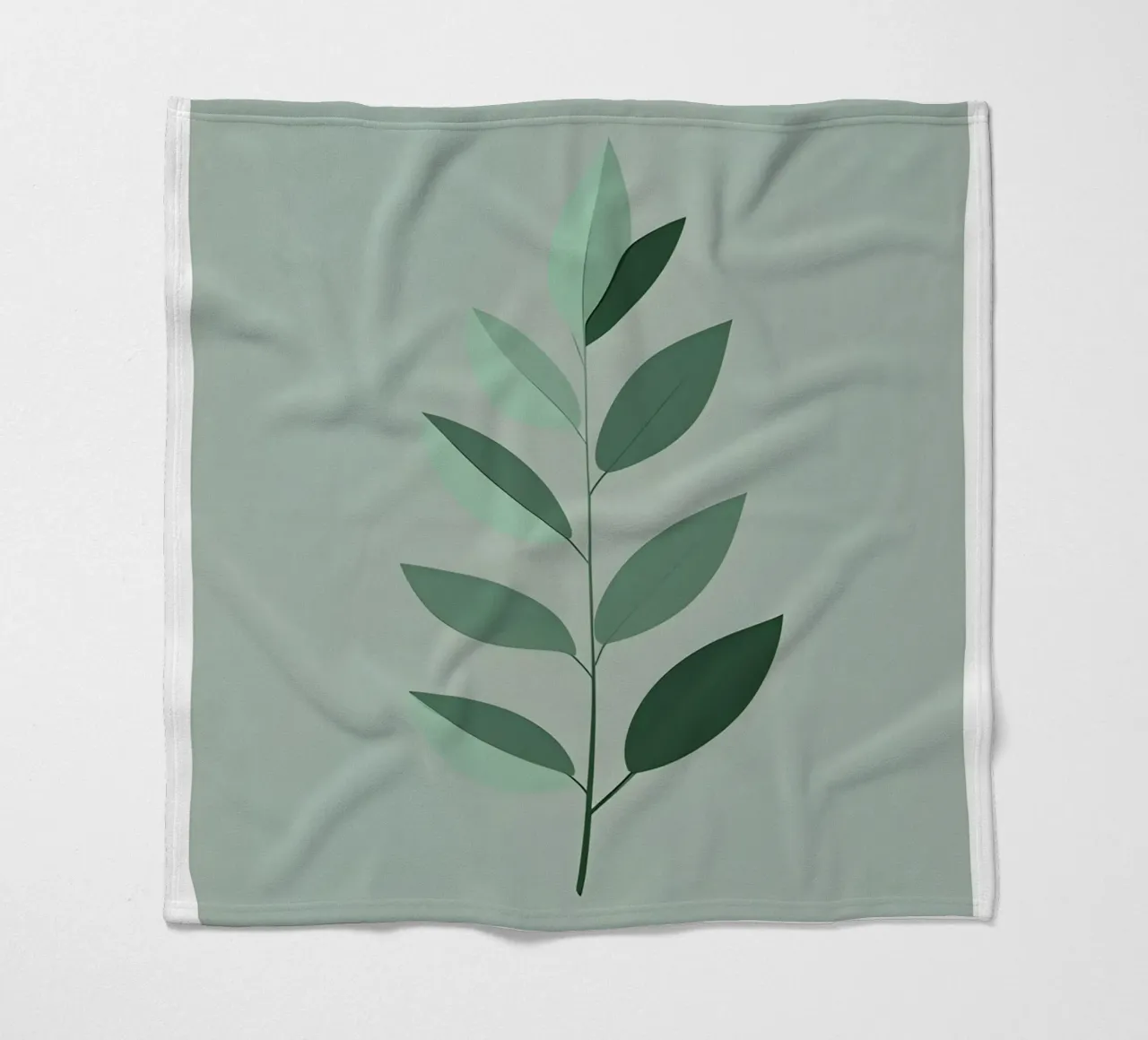 Eucalyptus Leaf - Zero Shadow coperta in pile da Botanical Gallery