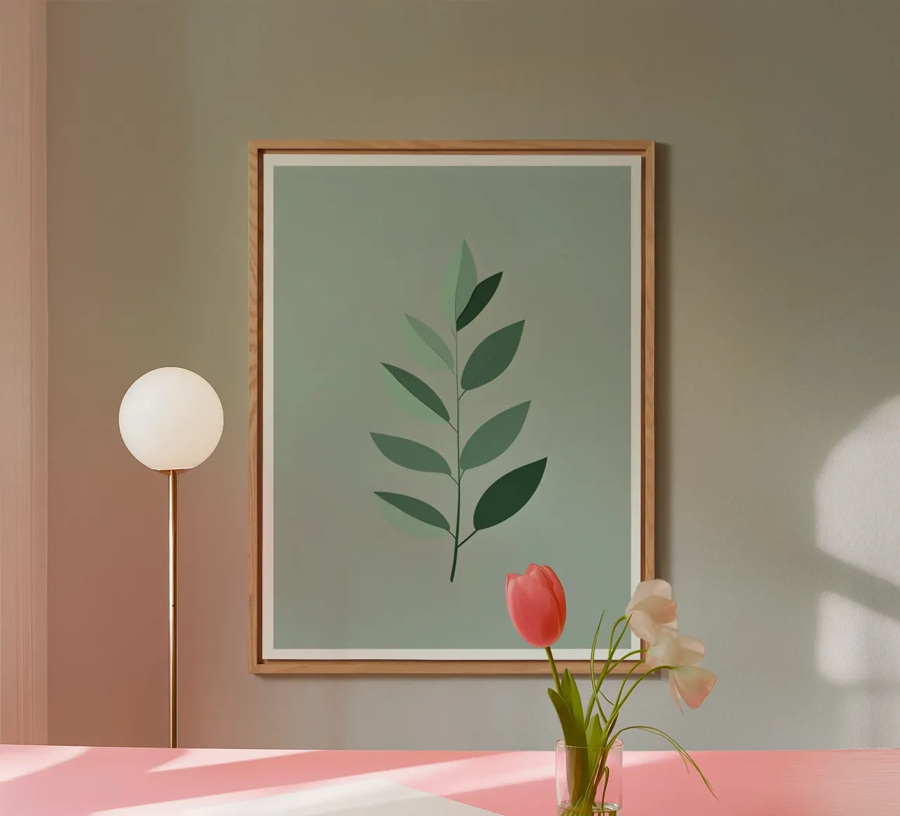 Eucalyptus Leaf - Zero Shadow alluminio dibond da Botanical Gallery