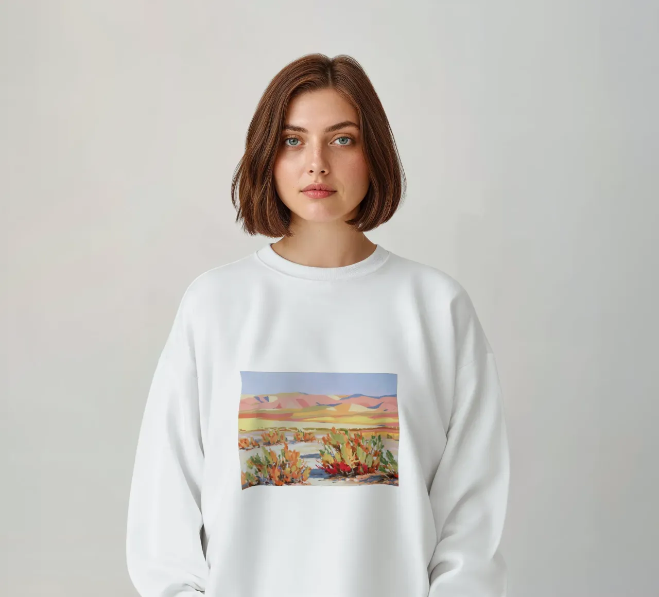 Pianure desertiche bruciate dal sole felpa da Angkasa Mist