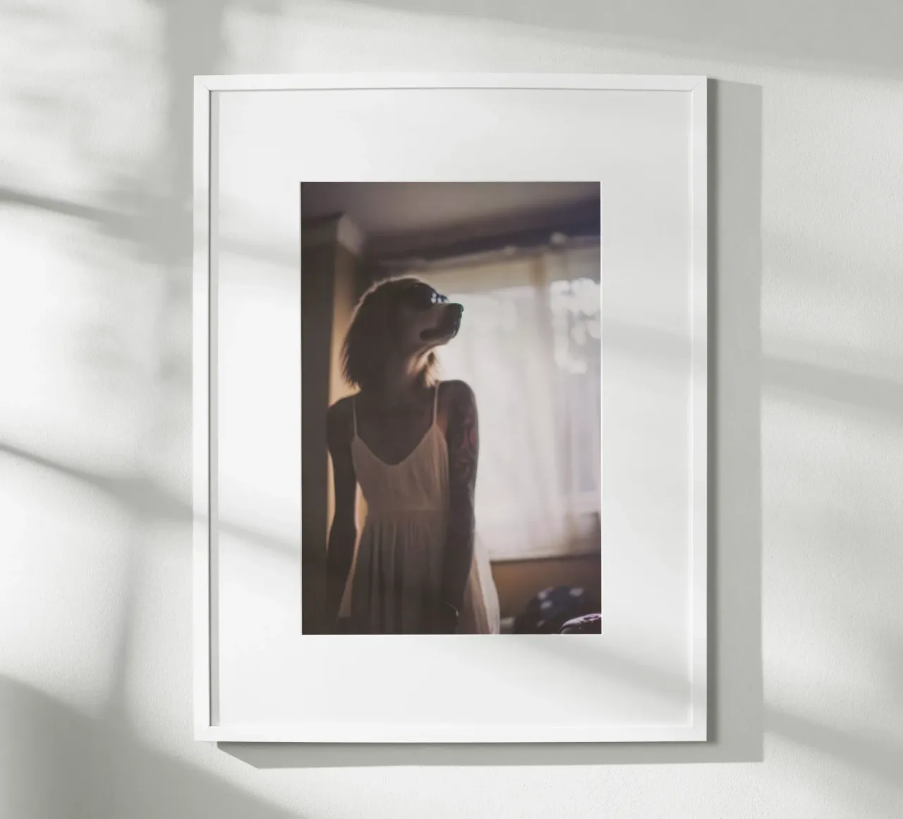 Emilie poster con telaio in plastica da Affiches Chien Originales – Dogland