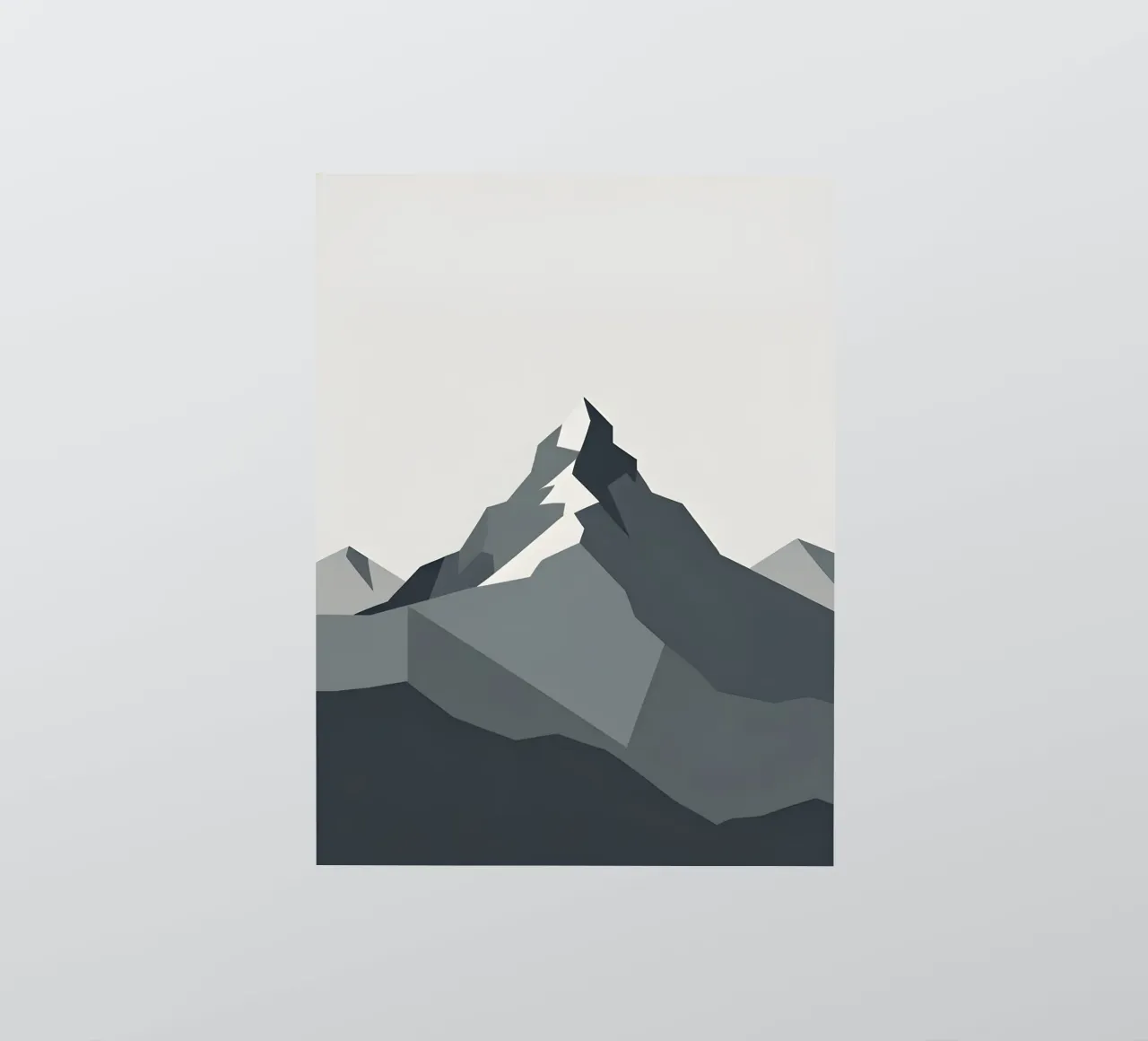 Mountain - Zero Shadow sticker by LIFESTYLE OBJECTS
