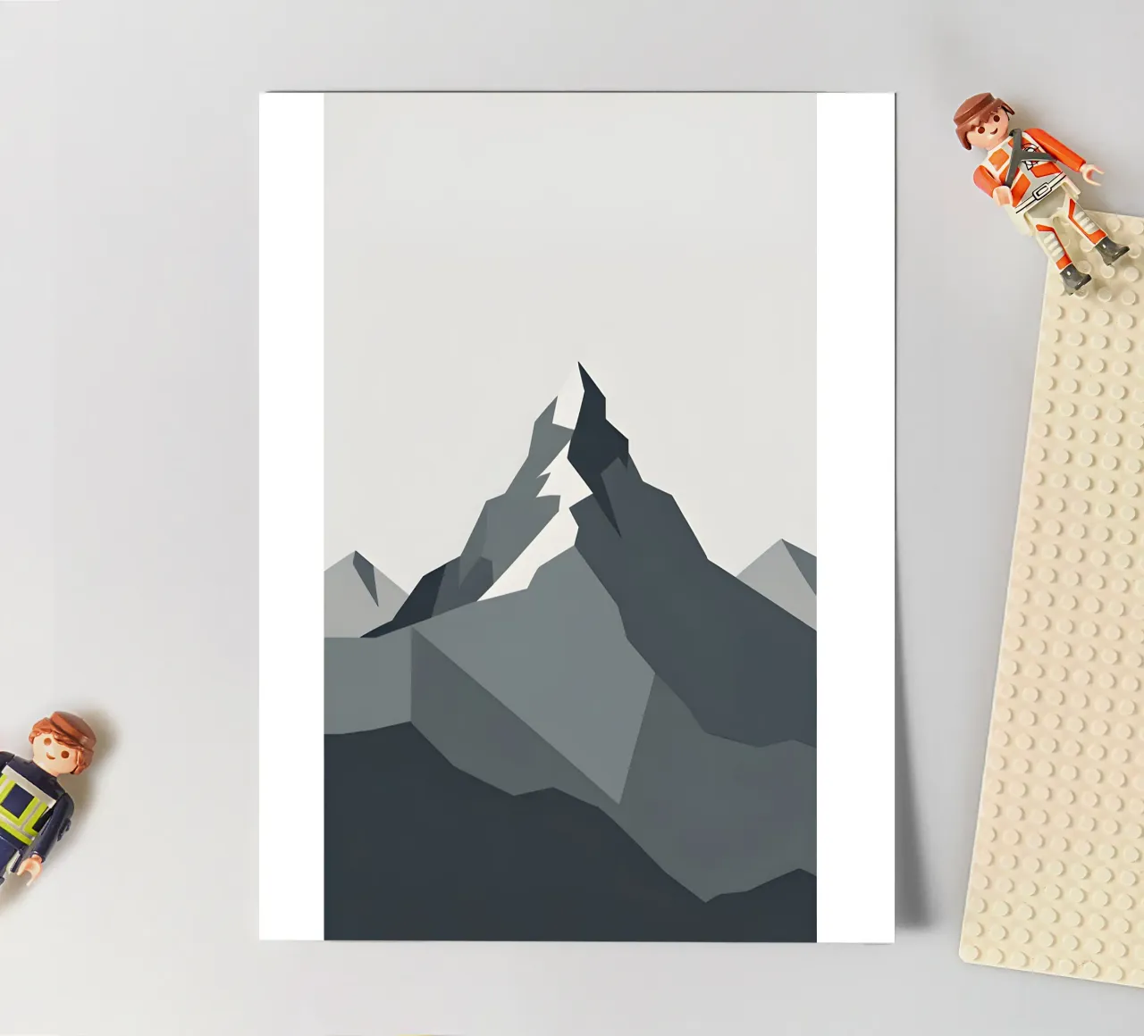 Mountain - Zero Shadow sticker sheet by LIFESTYLE OBJECTS