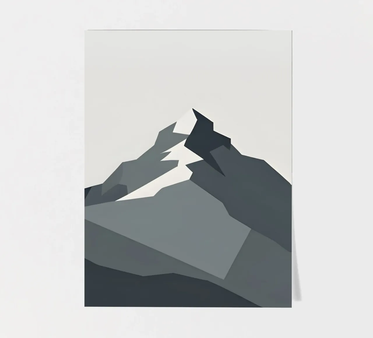 Mountain - Zero Shadow sticker sheet by LIFESTYLE OBJECTS