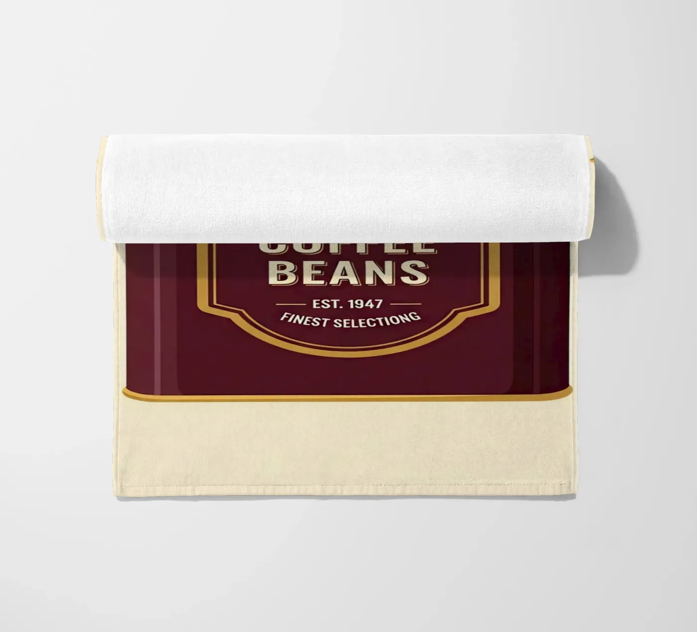 retro coffee canister Strandtuch von LIFESTYLE OBJECTS