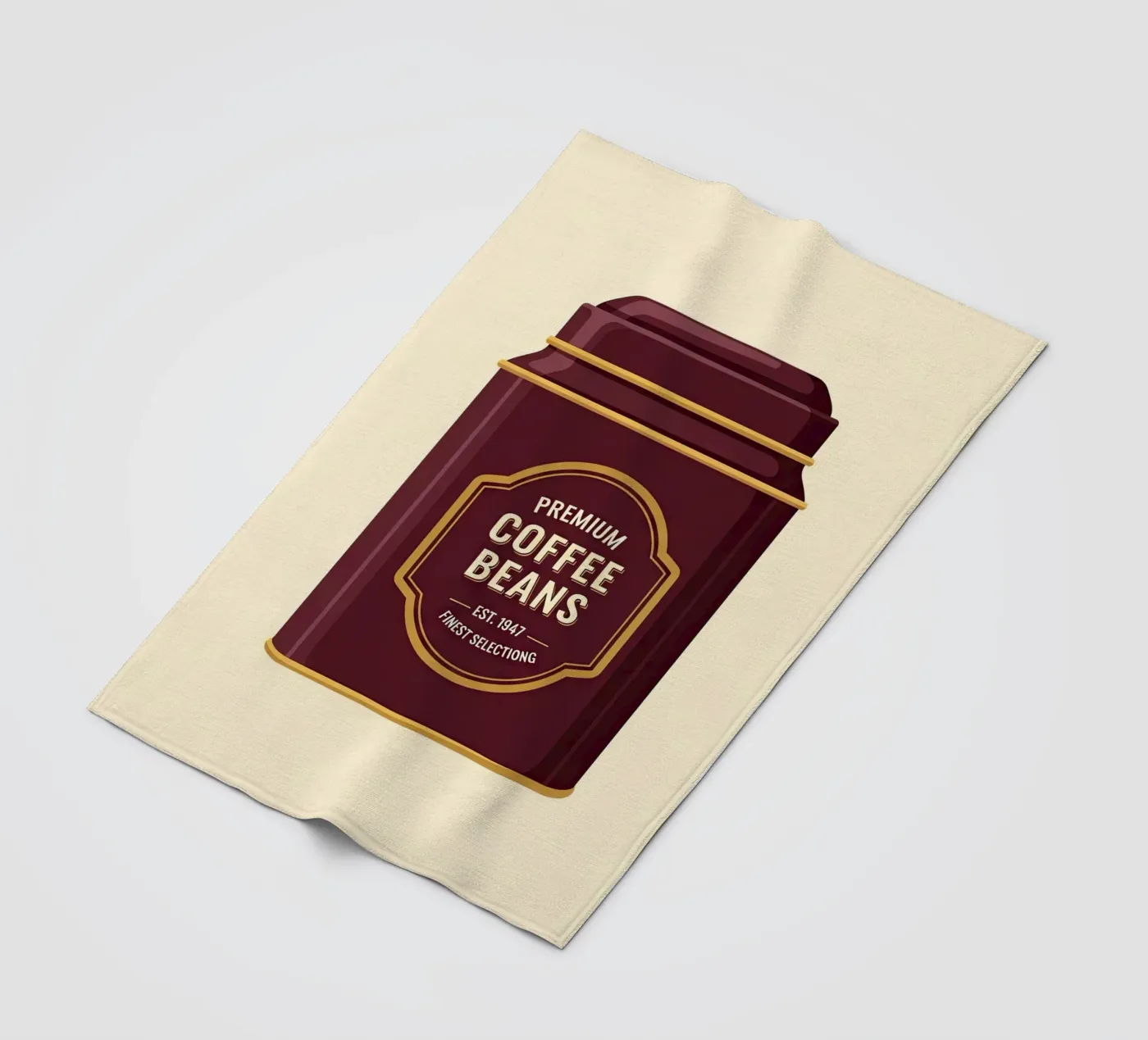 retro coffee canister Fleecedecke von LIFESTYLE OBJECTS