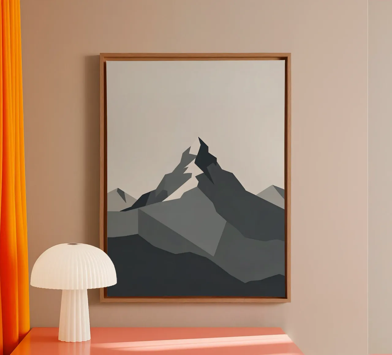 Mountain - Zero Shadow canvas by LIFESTYLE OBJECTS