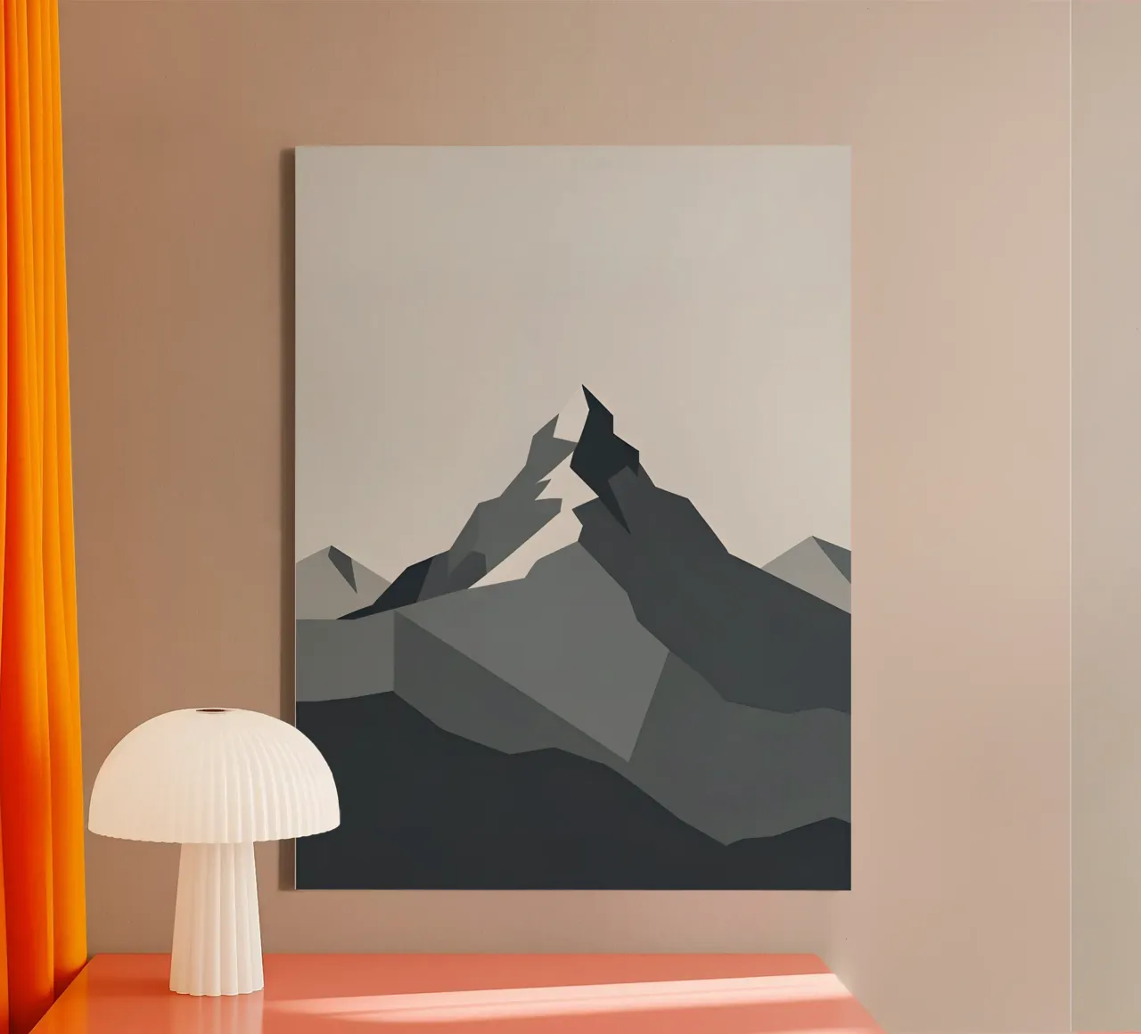 Mountain - Zero Shadow canvas by LIFESTYLE OBJECTS