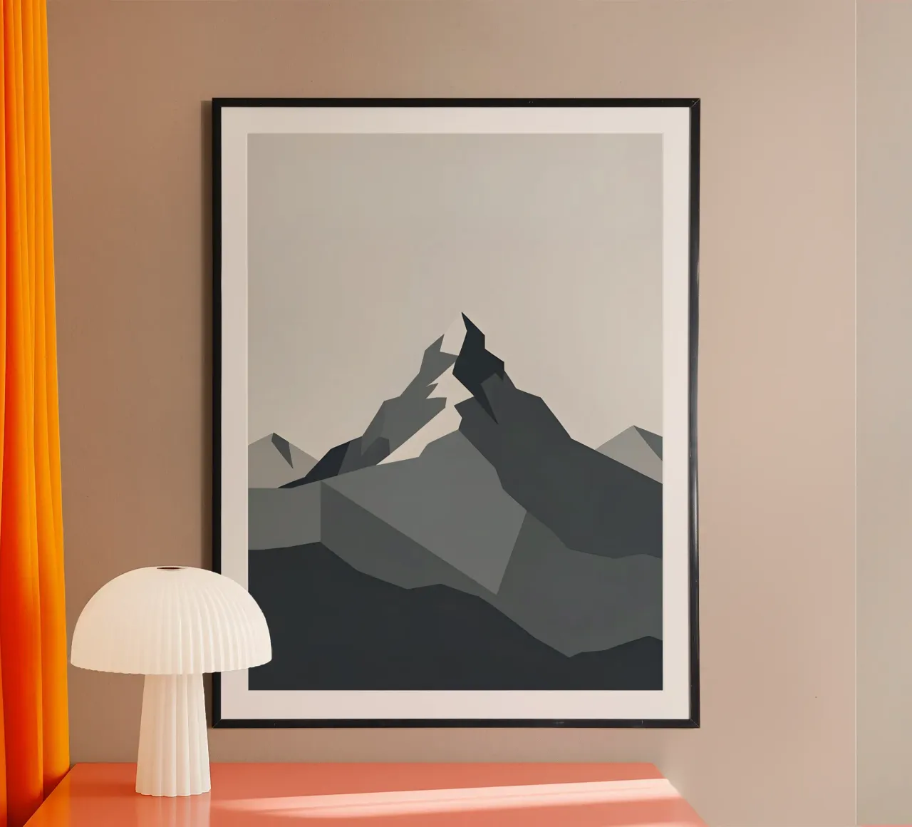 Mountain - Zero Shadow poster by LIFESTYLE OBJECTS