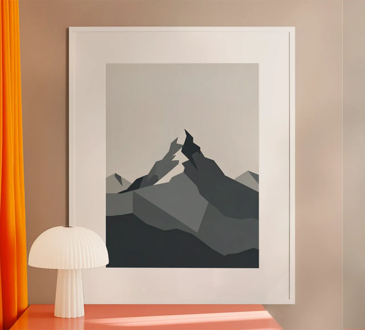 Mountain - Zero Shadow poster by LIFESTYLE OBJECTS