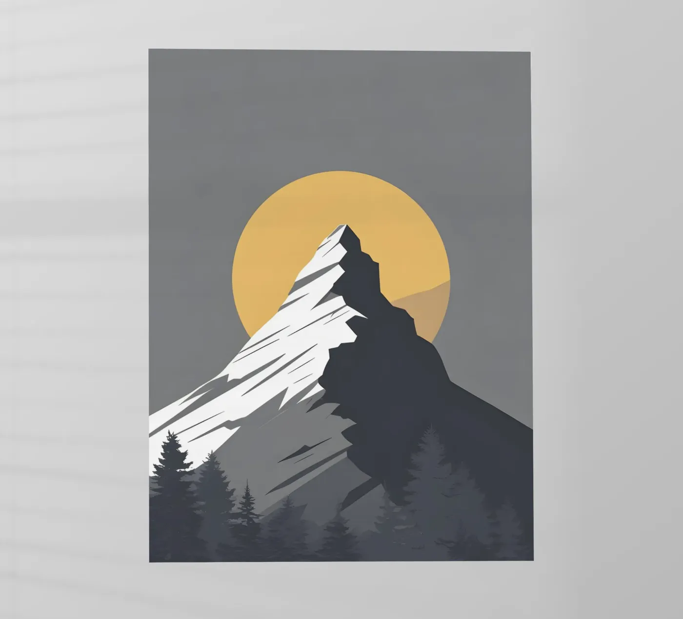 Mountain - Zero Shadow pellicola backlit da LIFESTYLE OBJECTS