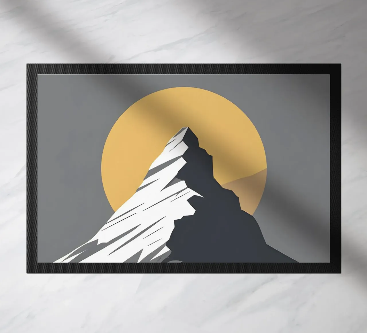 Mountain - Zero Shadow doormat by LIFESTYLE OBJECTS