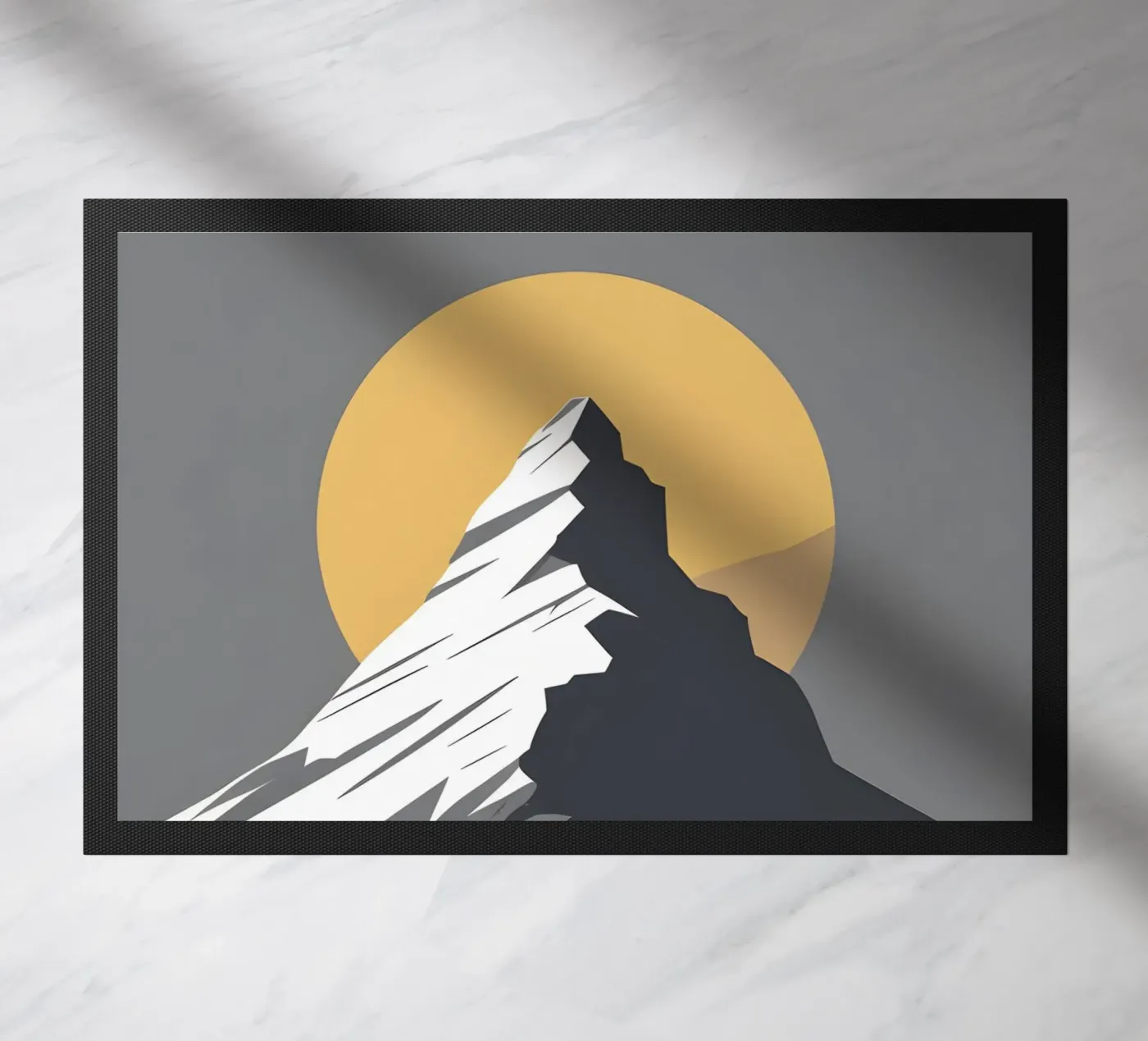 Mountain - Zero Shadow doormat by LIFESTYLE OBJECTS