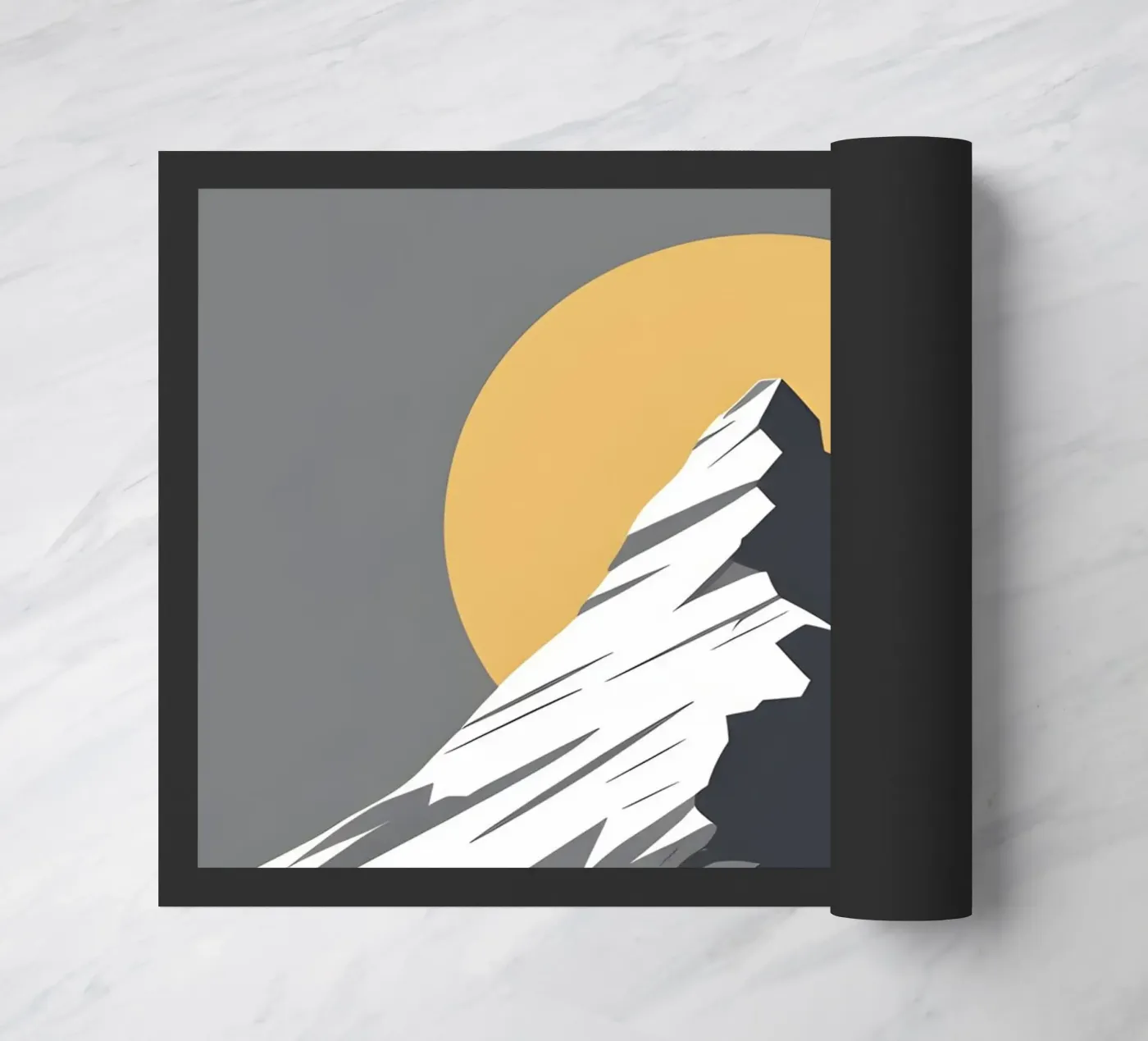 Mountain - Zero Shadow doormat by LIFESTYLE OBJECTS