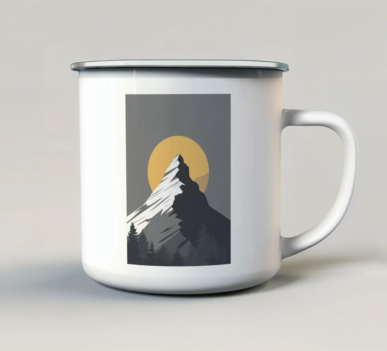 Montagna - Zero Shadow tazza in smalto da LIFESTYLE OBJECTS