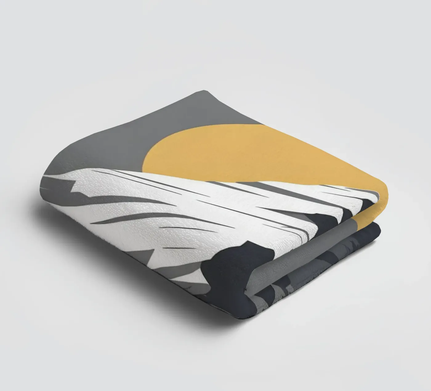 Berg - Schaduw nul badhanddoek van LIFESTYLE OBJECTS