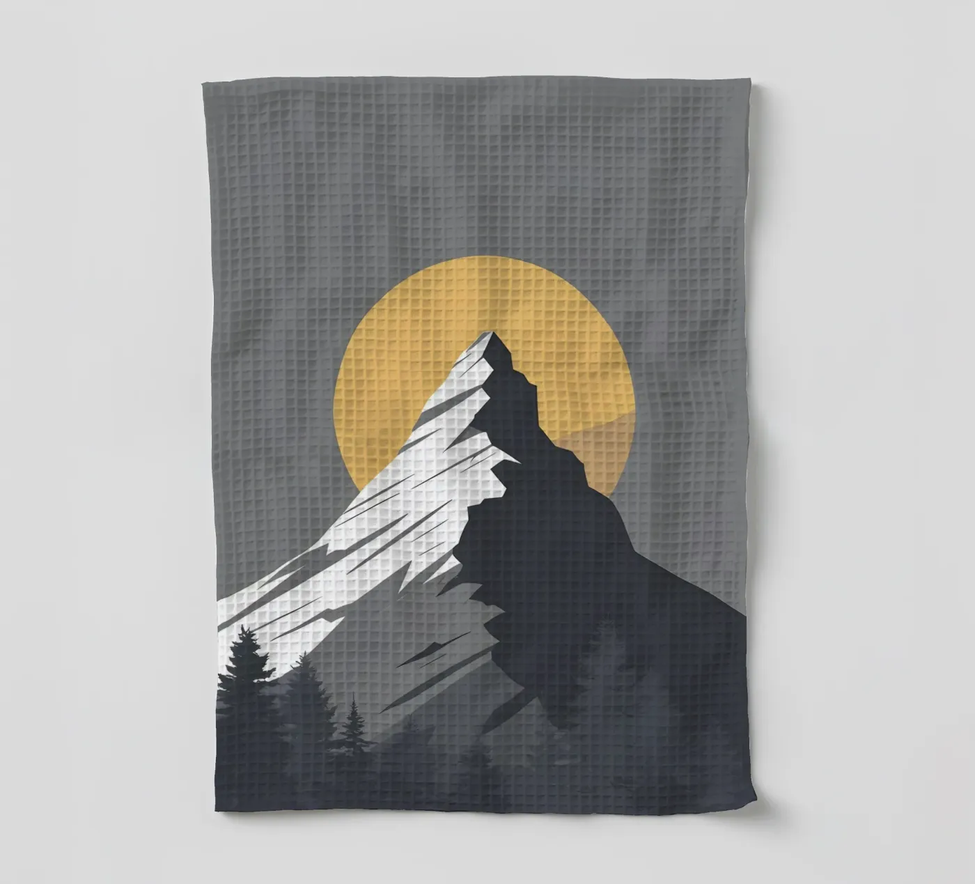 Berg - Null Schatten Geschirrtuch von LIFESTYLE OBJECTS