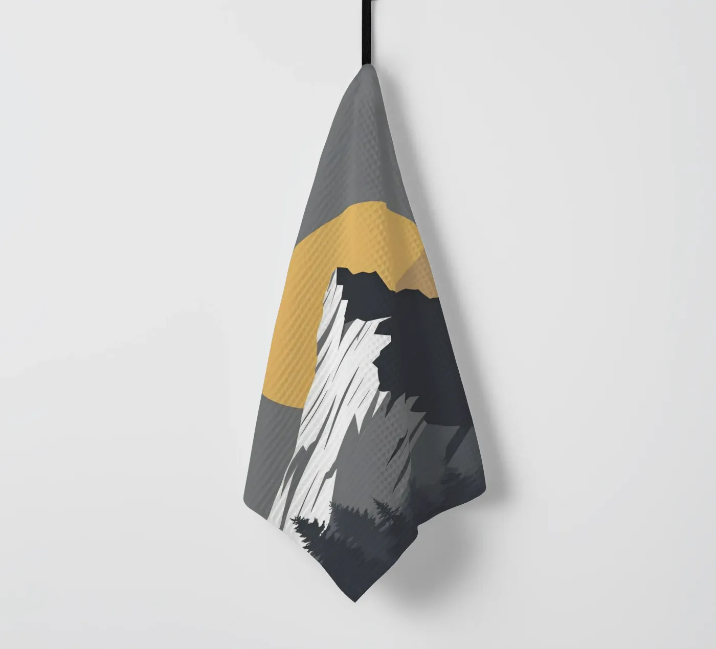 Berg - Null Schatten Geschirrtuch von LIFESTYLE OBJECTS