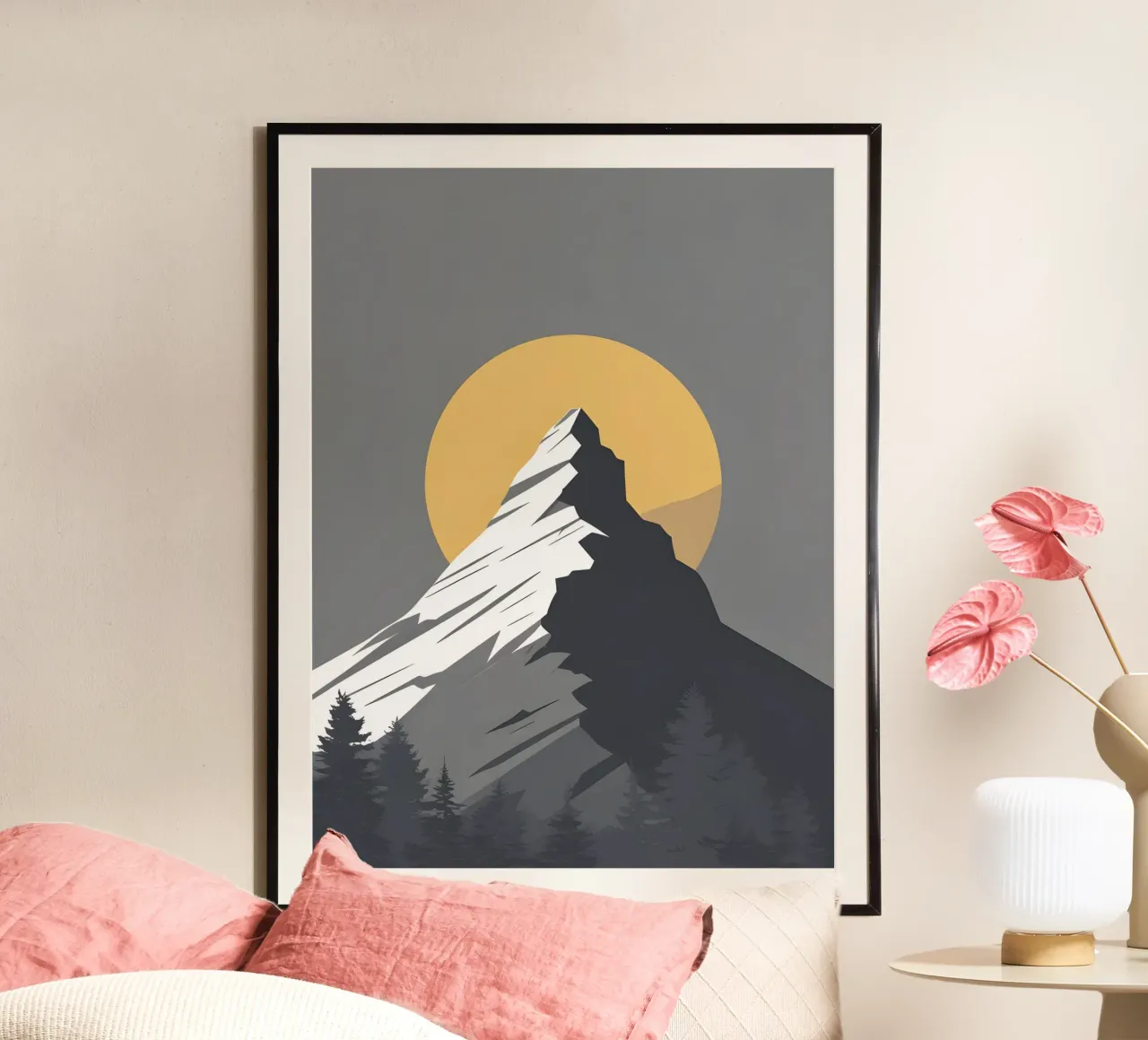 Mountain - Zero Shadow poster by LIFESTYLE OBJECTS