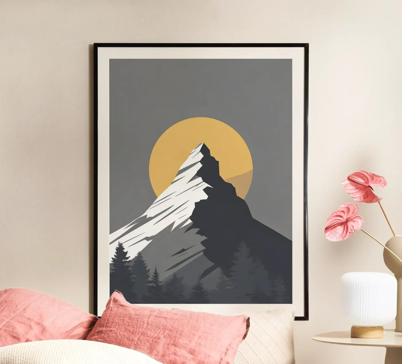 Mountain - Zero Shadow poster by LIFESTYLE OBJECTS