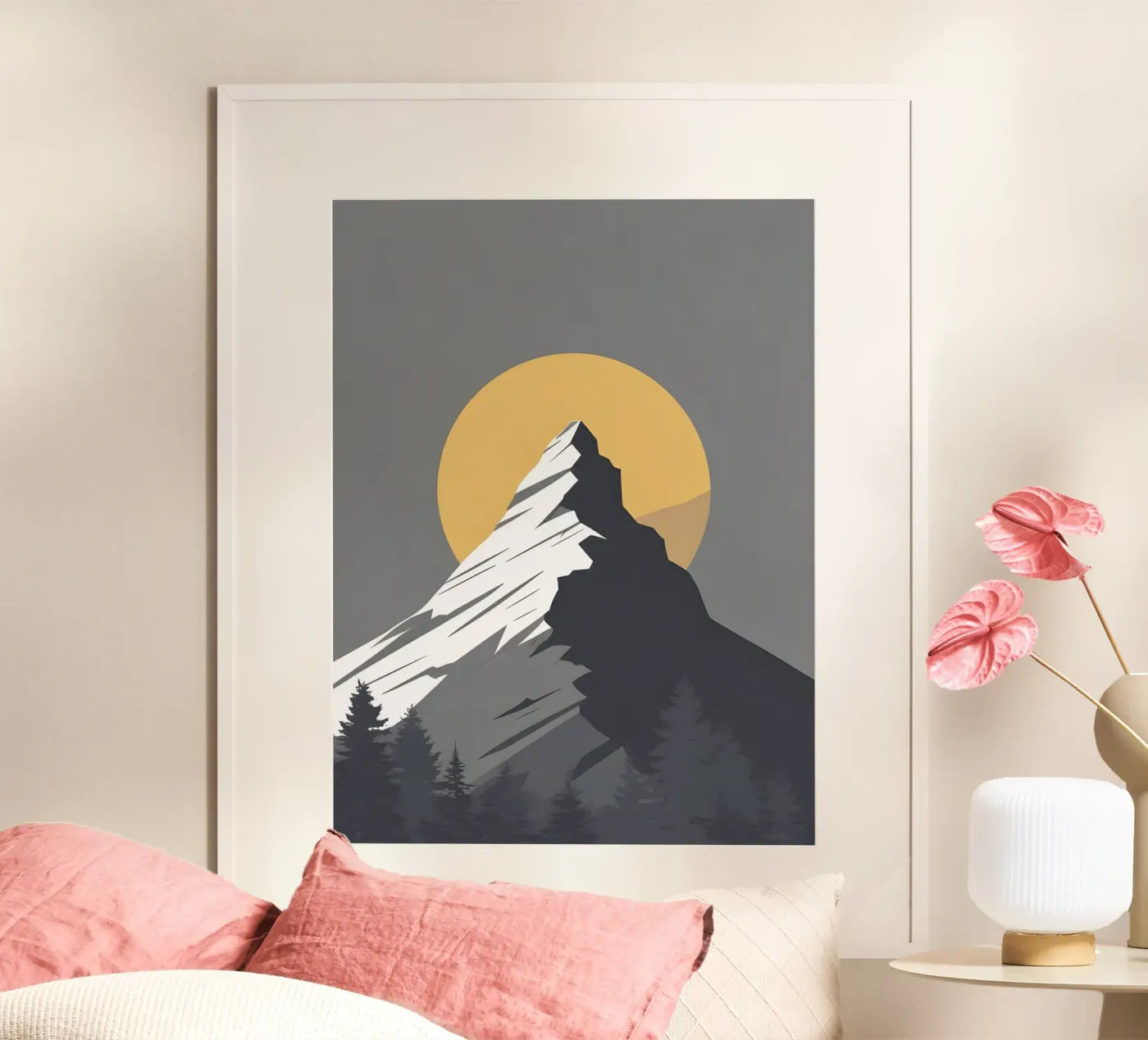 Mountain - Zero Shadow poster by LIFESTYLE OBJECTS