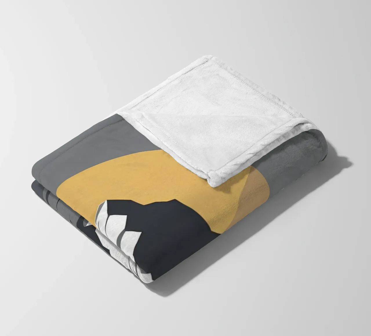 Berg - Null Schatten Fleecedecke von LIFESTYLE OBJECTS