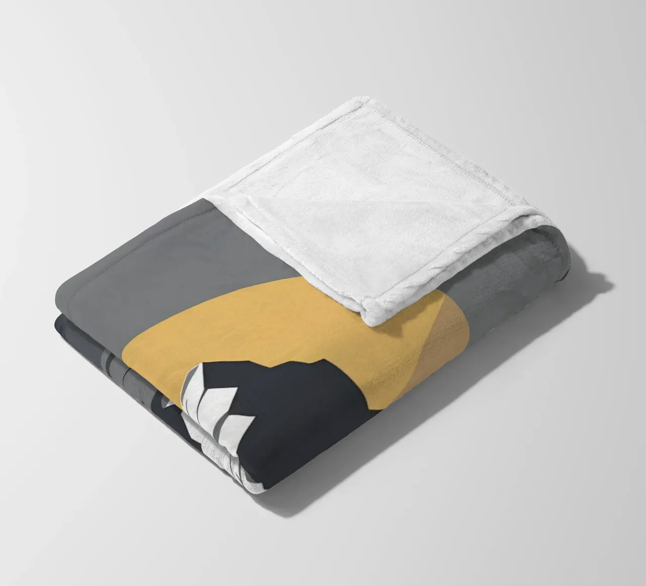 Berg - Null Schatten Fleecedecke von LIFESTYLE OBJECTS