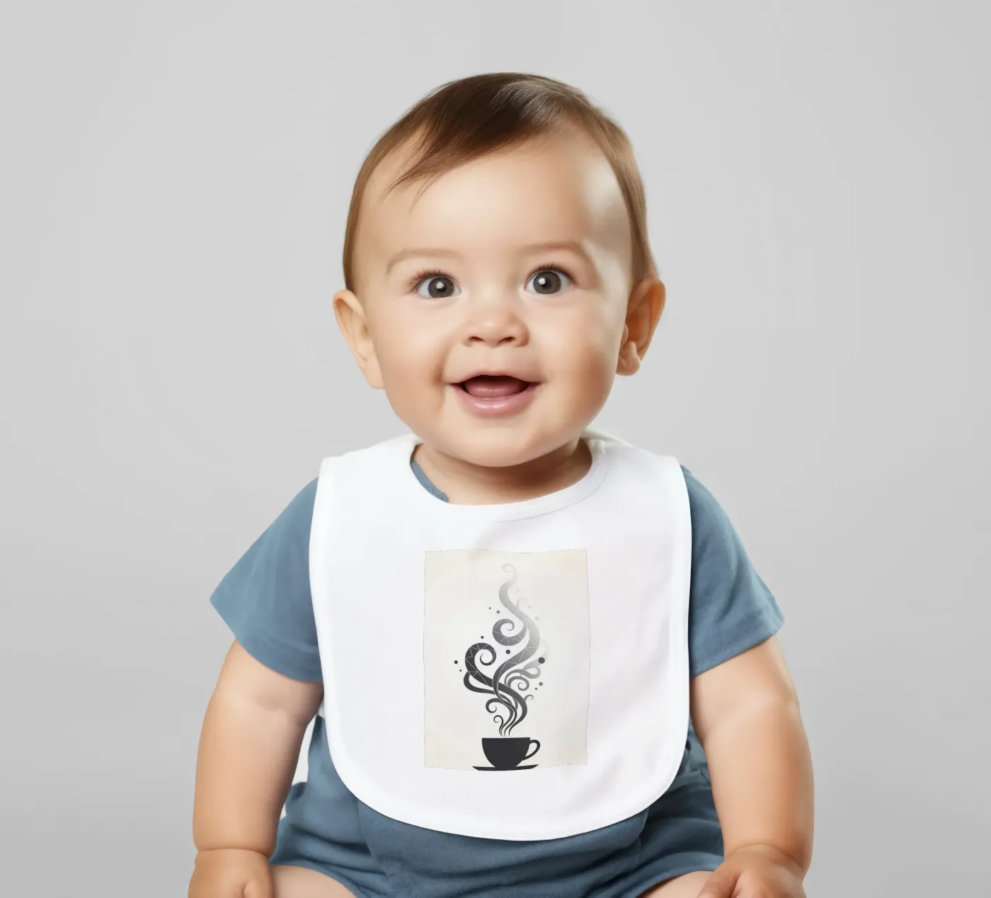 rising steam Babylätzchen von LIFESTYLE OBJECTS