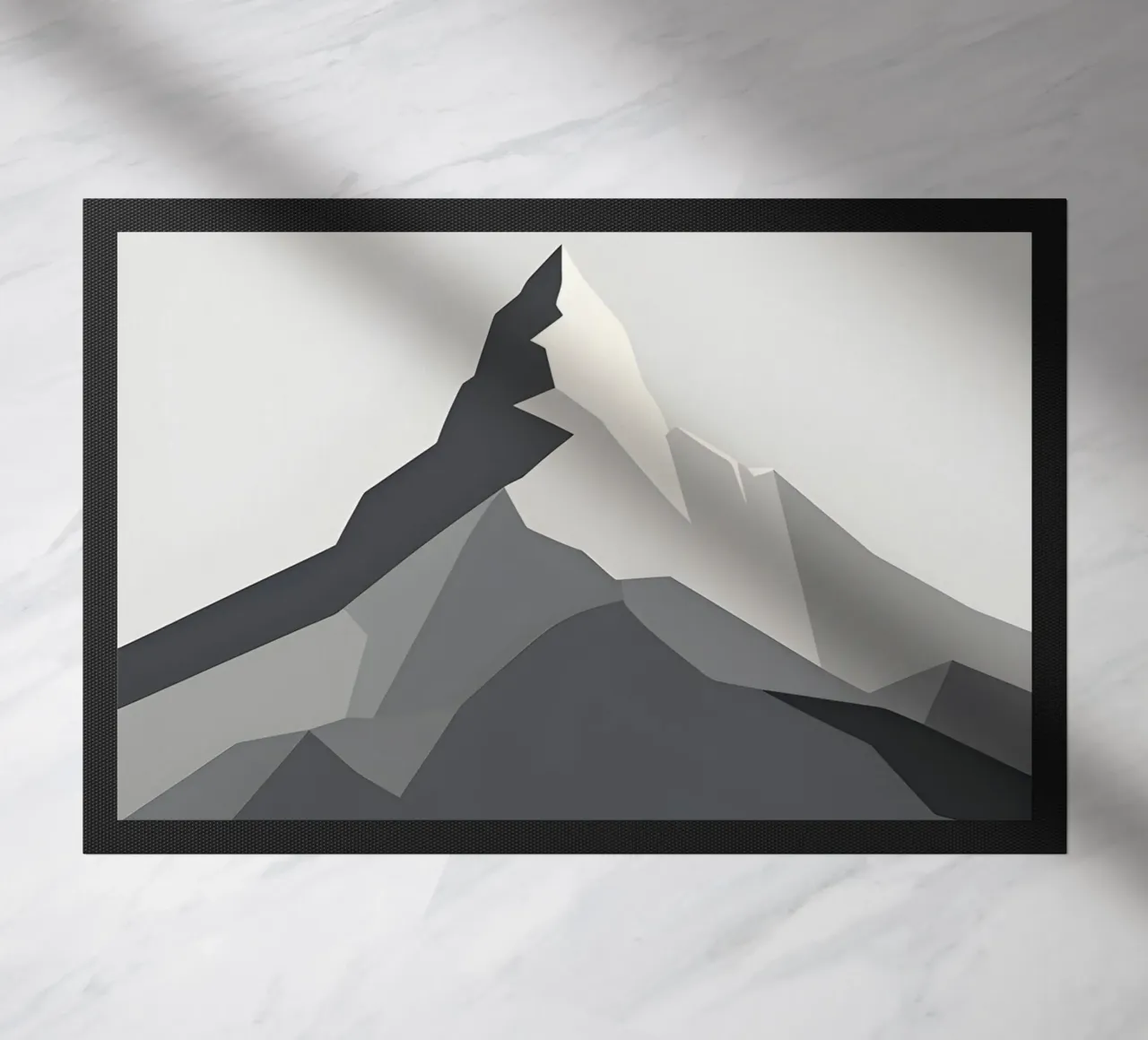 Montagne - Zero Shadow paillasson de LIFESTYLE OBJECTS
