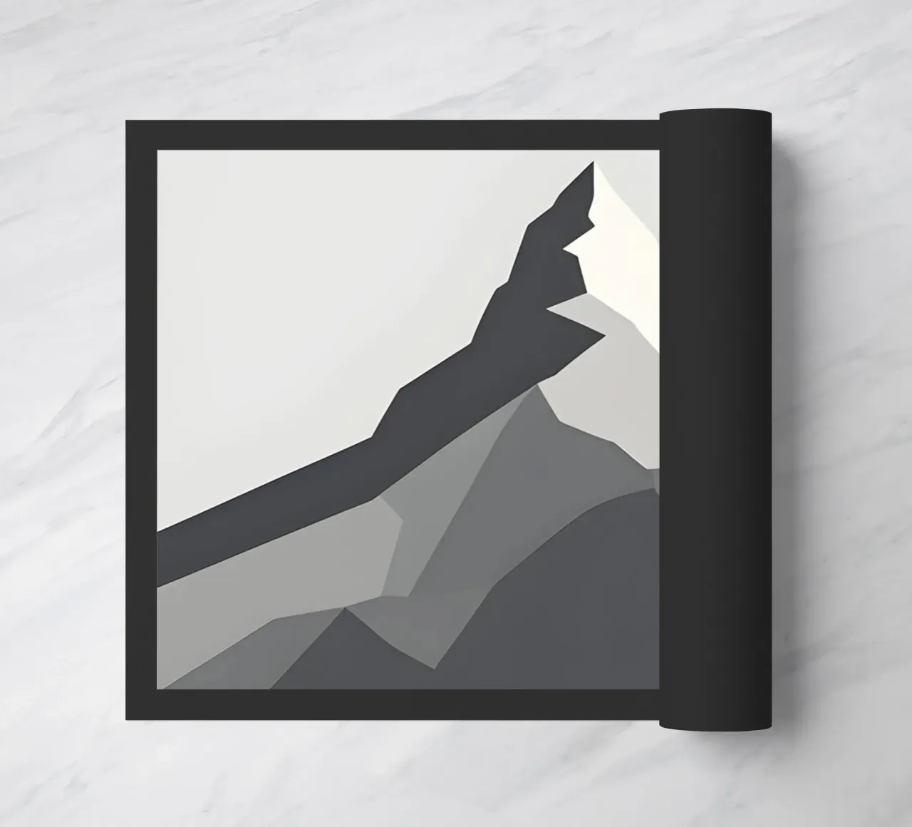 Montagne - Zero Shadow paillasson de LIFESTYLE OBJECTS