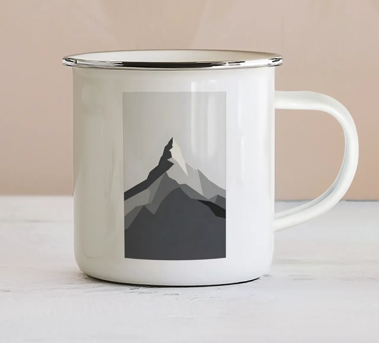 Montagna - Zero Shadow tazza in smalto da LIFESTYLE OBJECTS
