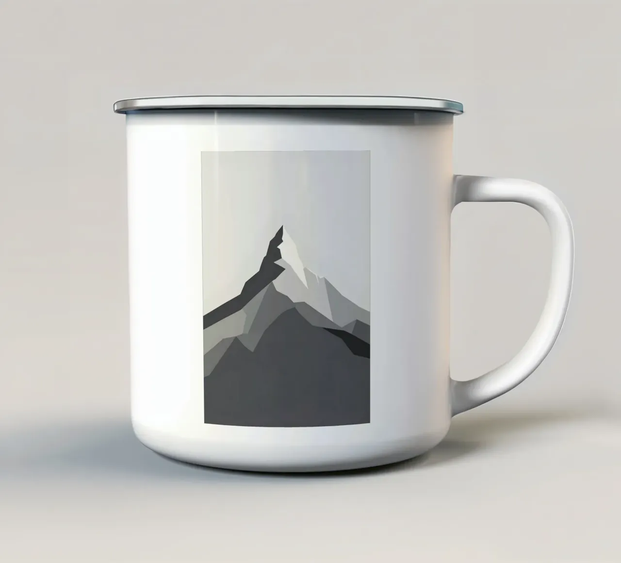 Montagna - Zero Shadow tazza in smalto da LIFESTYLE OBJECTS