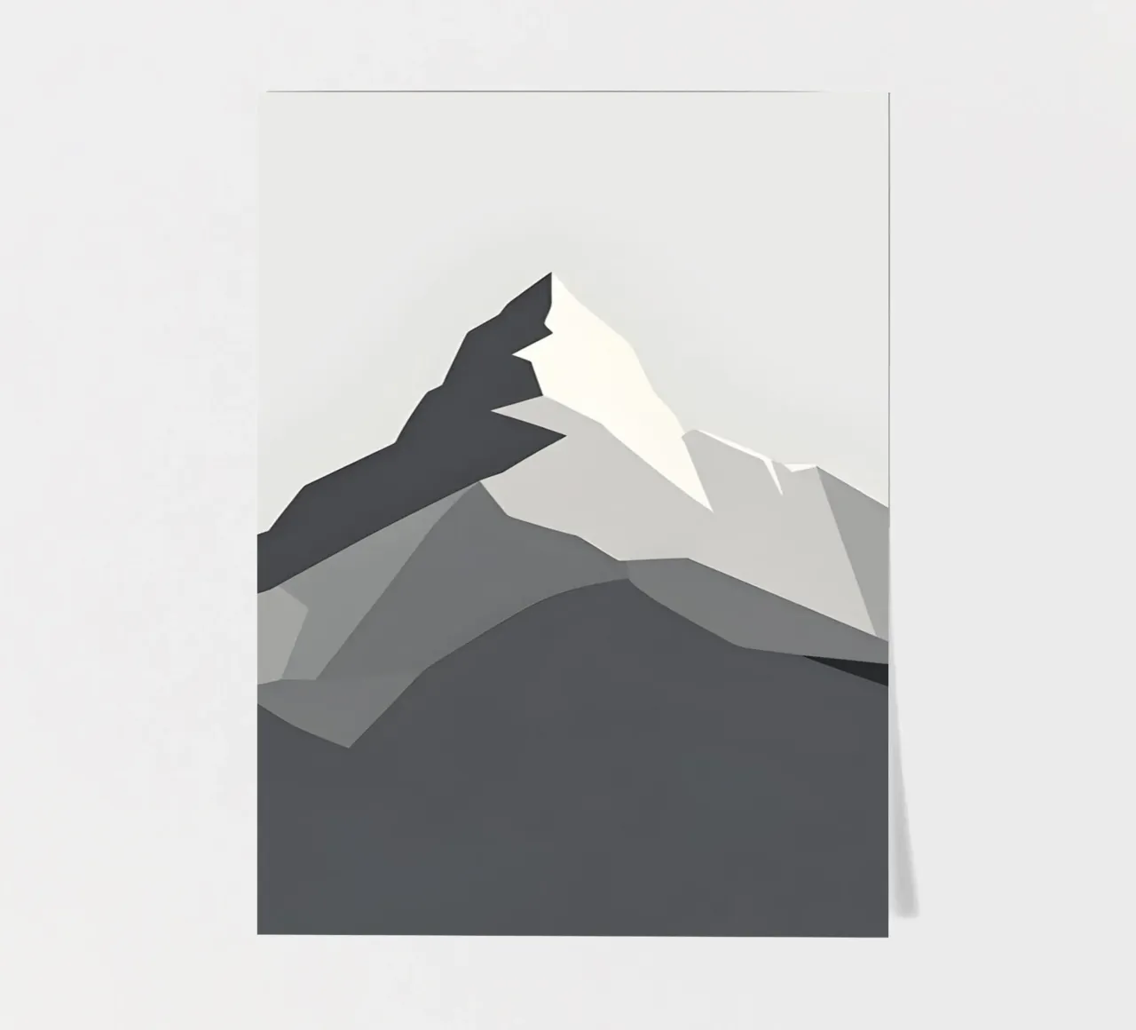 Mountain - Zero Shadow sticker sheet by LIFESTYLE OBJECTS